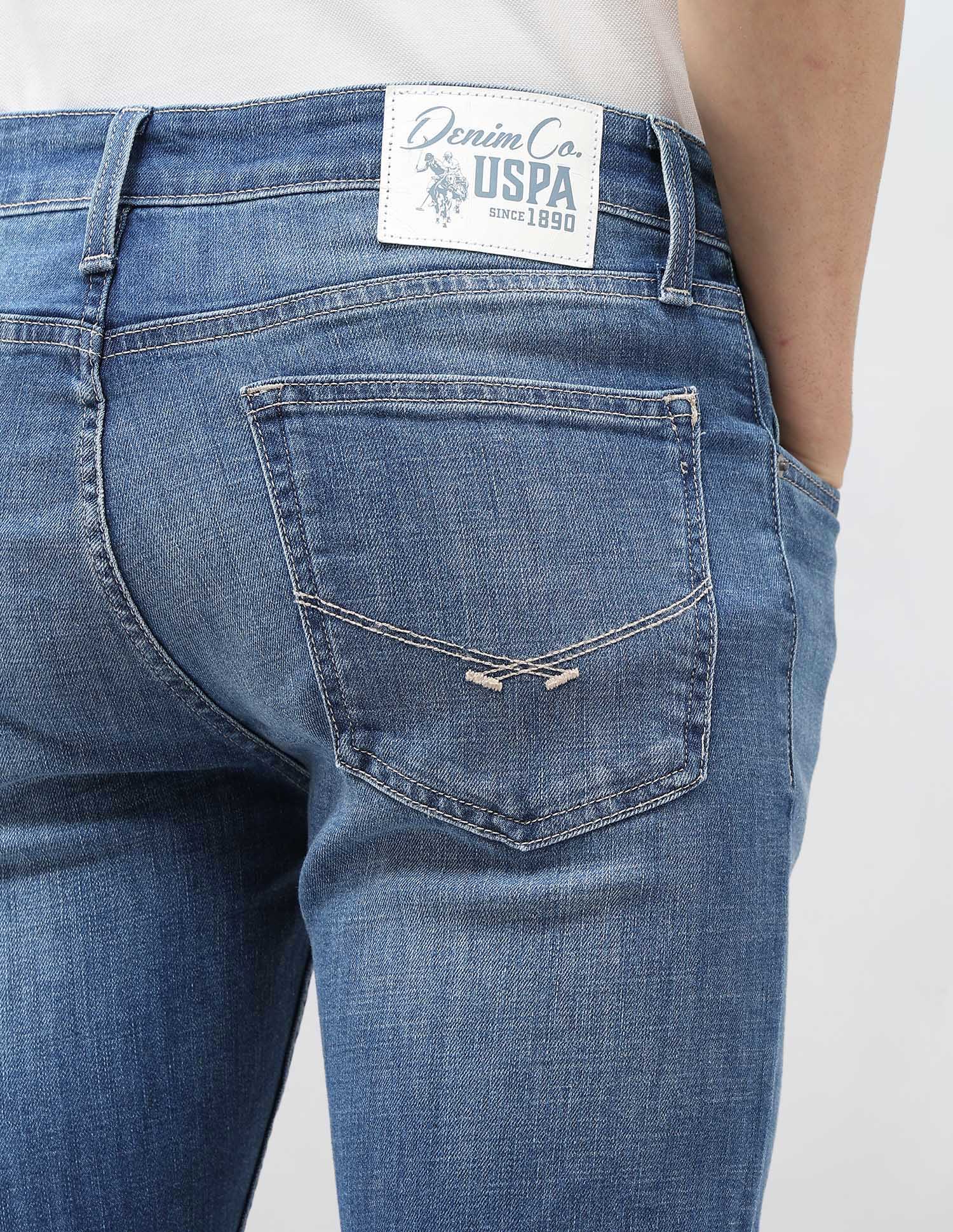 Regallo Skinny Fit Whiskered Jeans - Image 8