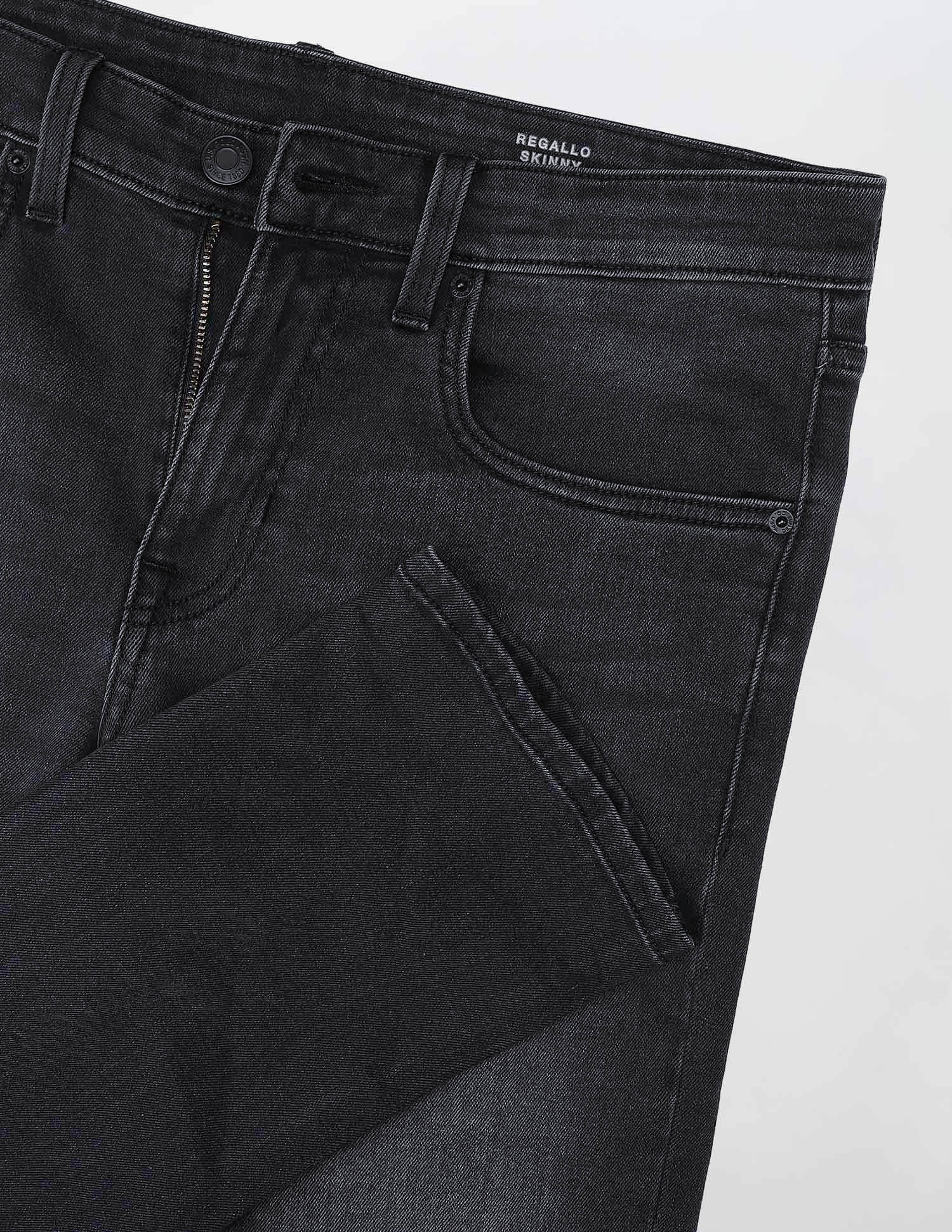 Regallo Skinny Fit Whiskered Jeans - Image 2