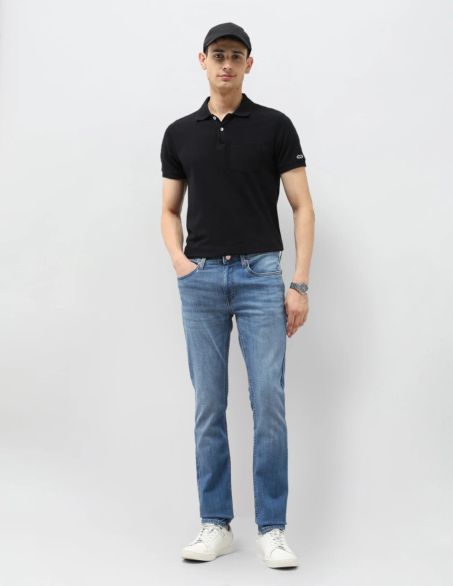 Regallo Skinny Fit Whiskered Jeans - Image 3