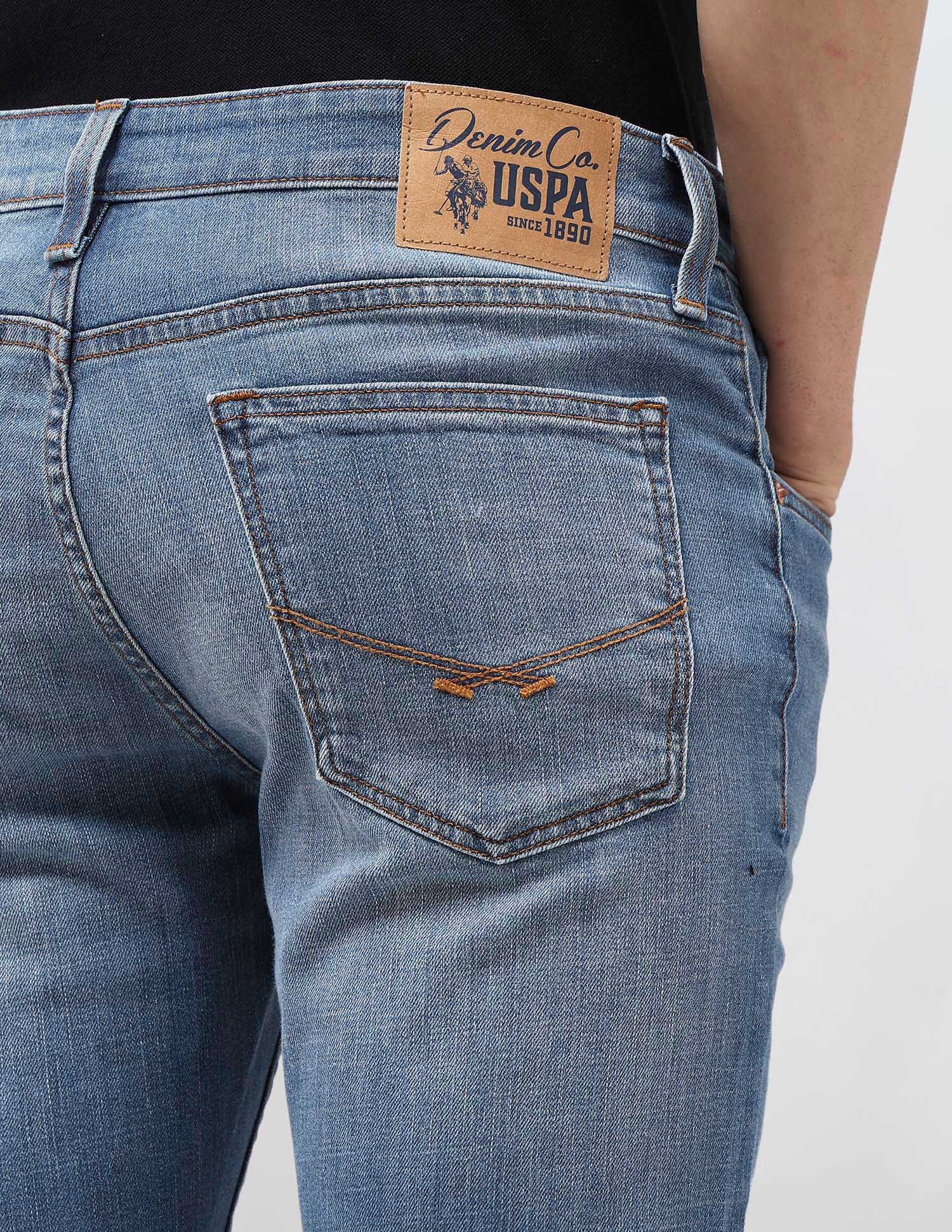 Regallo Skinny Fit Whiskered Jeans - Image 8