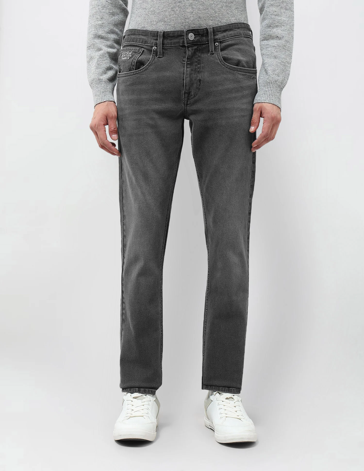 Regallo Skinny Fit Whiskered Jeans - Image 6