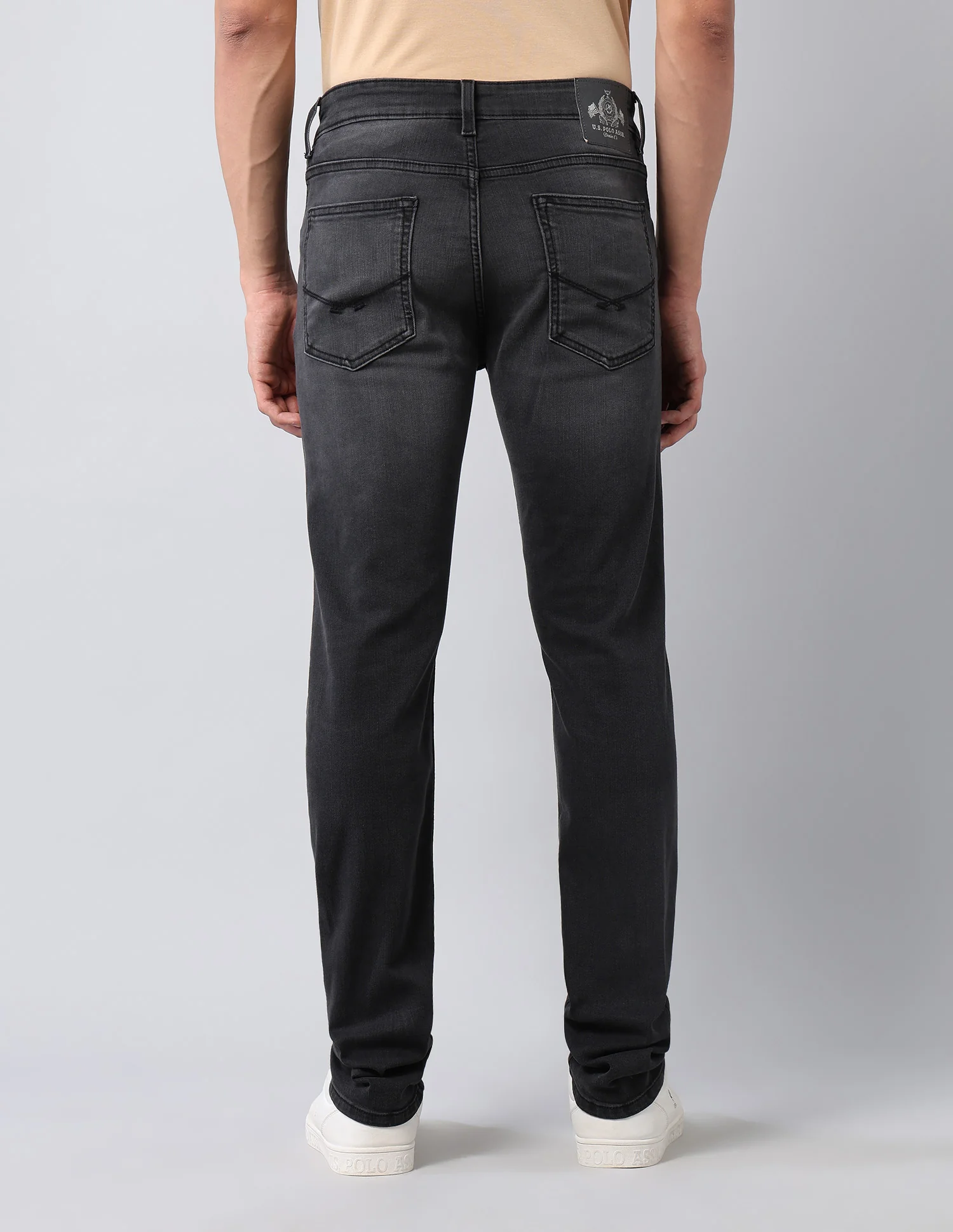 Regello Skinny Fit Black Jeans - Image 5