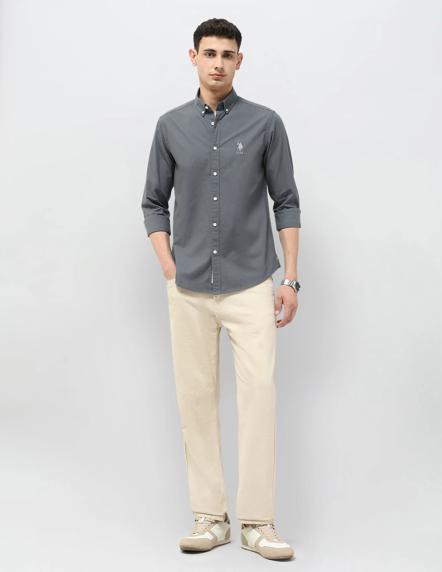 Regular Fit Button Down Shirt - Image 3