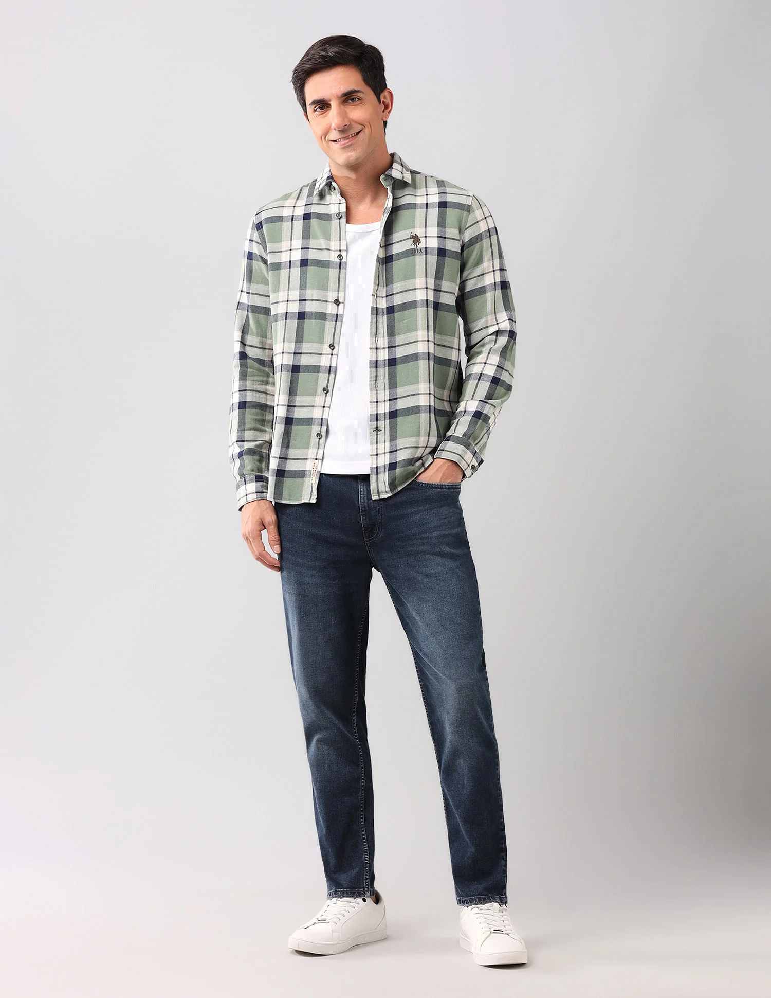 Regular Fit Checked Shirt - Image 3