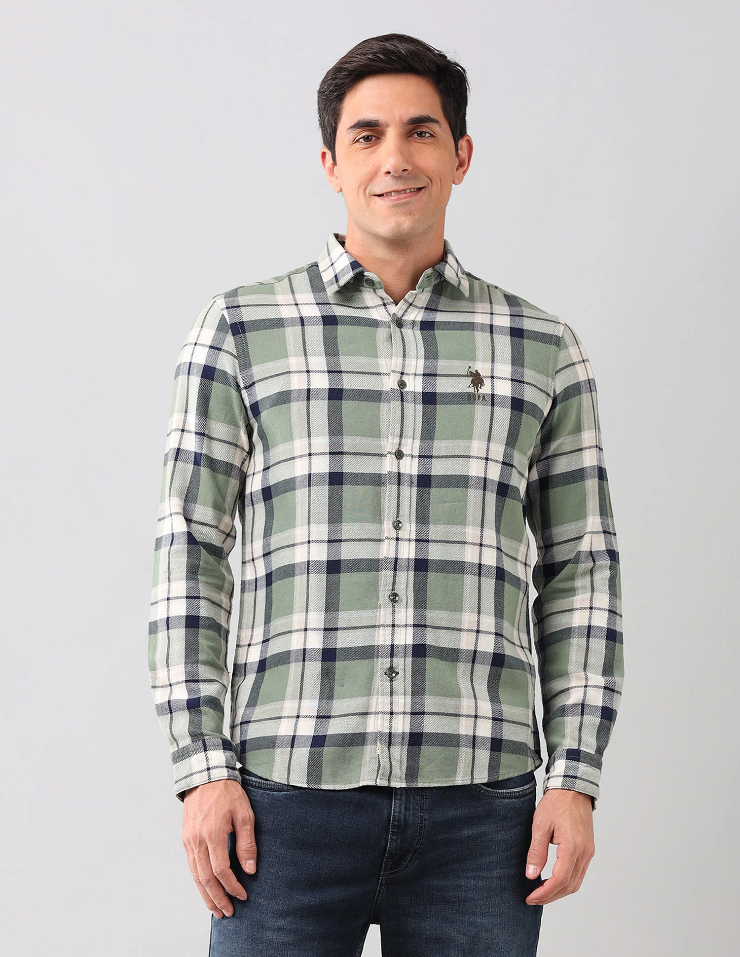 Regular Fit Checked Shirt - Image 6