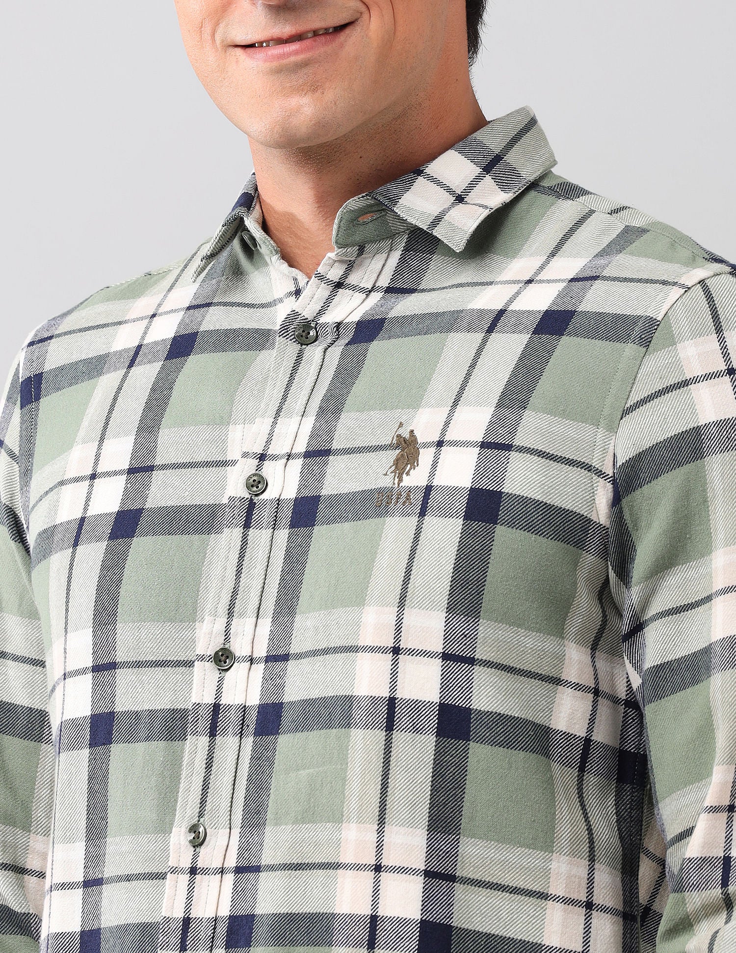 Regular Fit Checked Shirt - Image 7