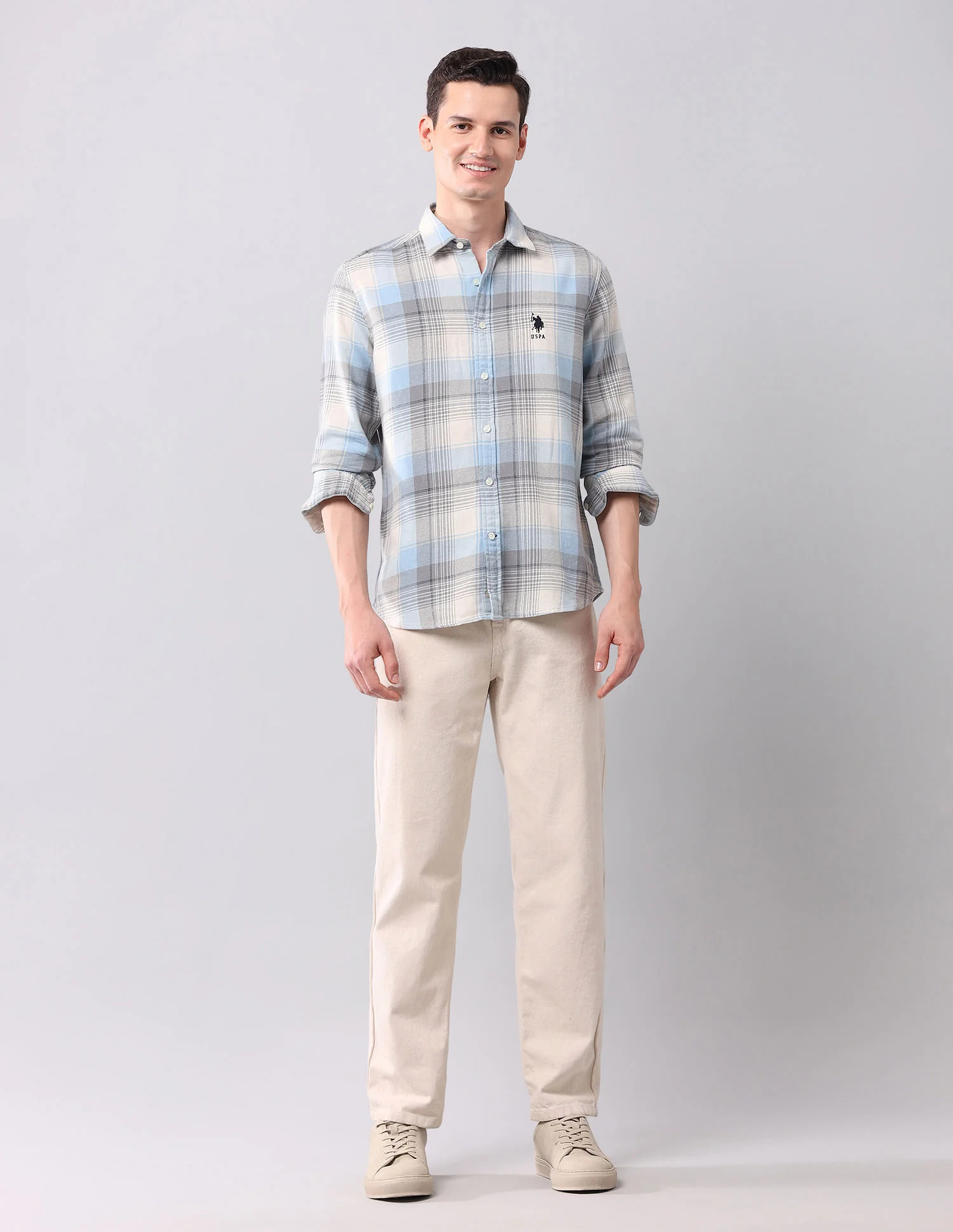 Regular Fit Checked Shirt - Image 3