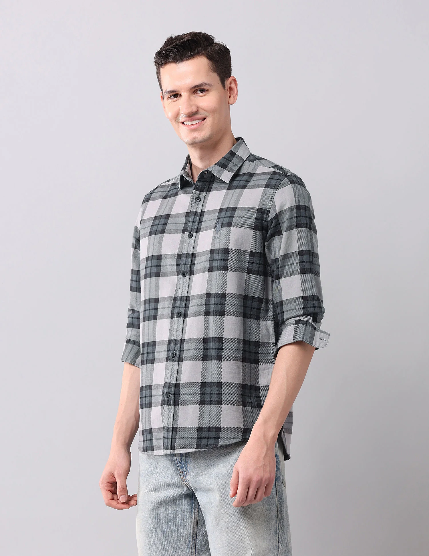Regular Fit Checked Shirt - Image 4