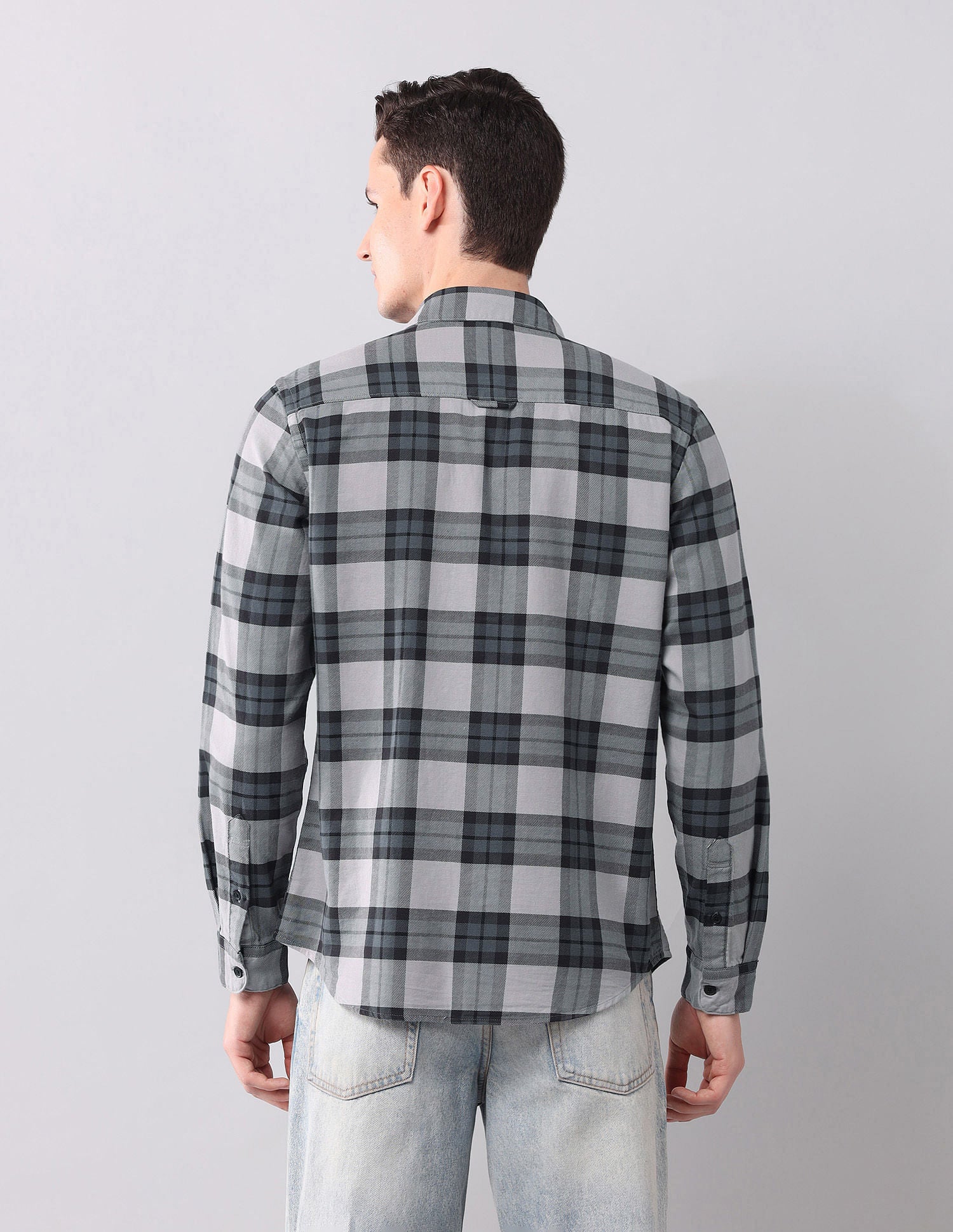 Regular Fit Checked Shirt - Image 5