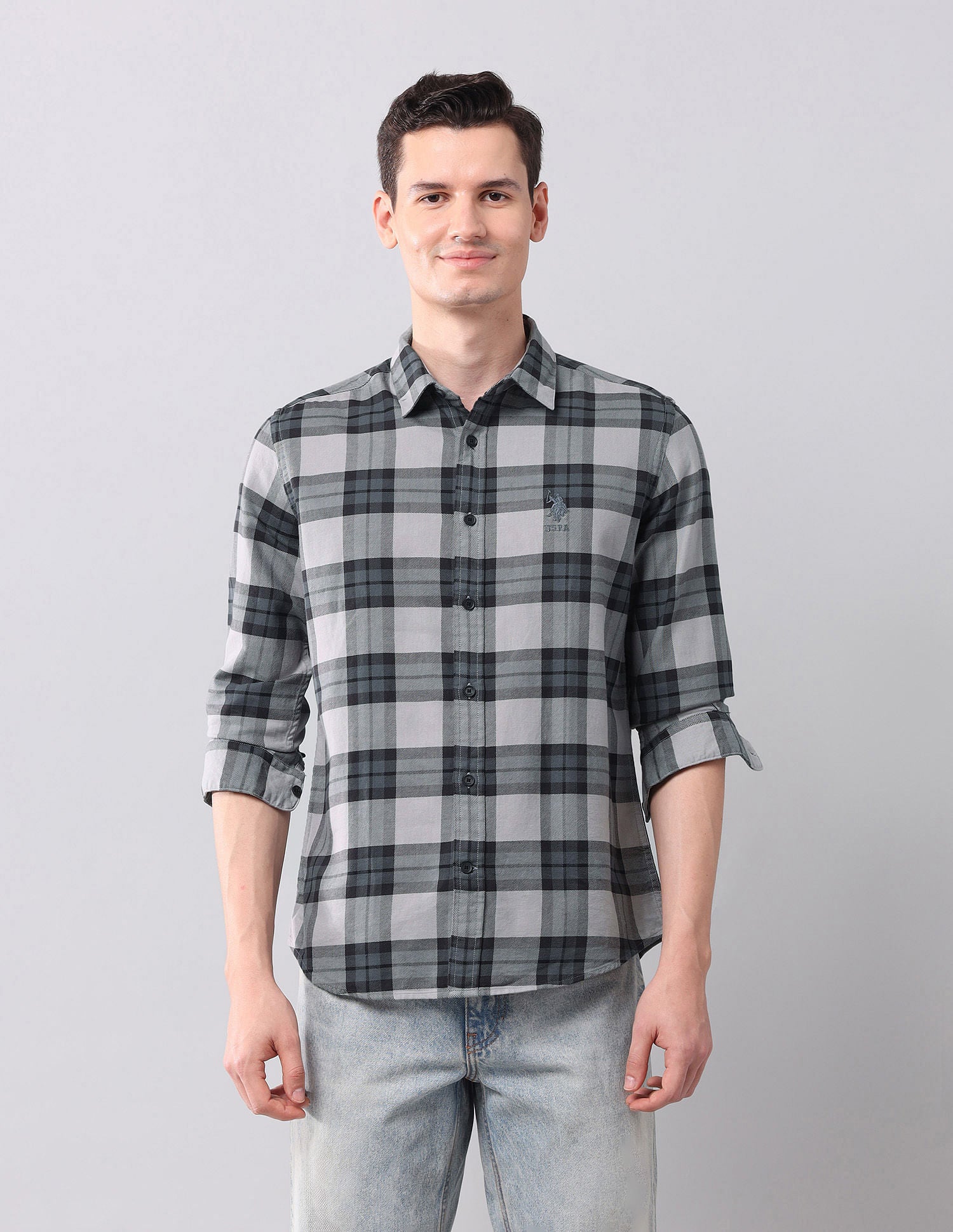 Regular Fit Checked Shirt - Image 6