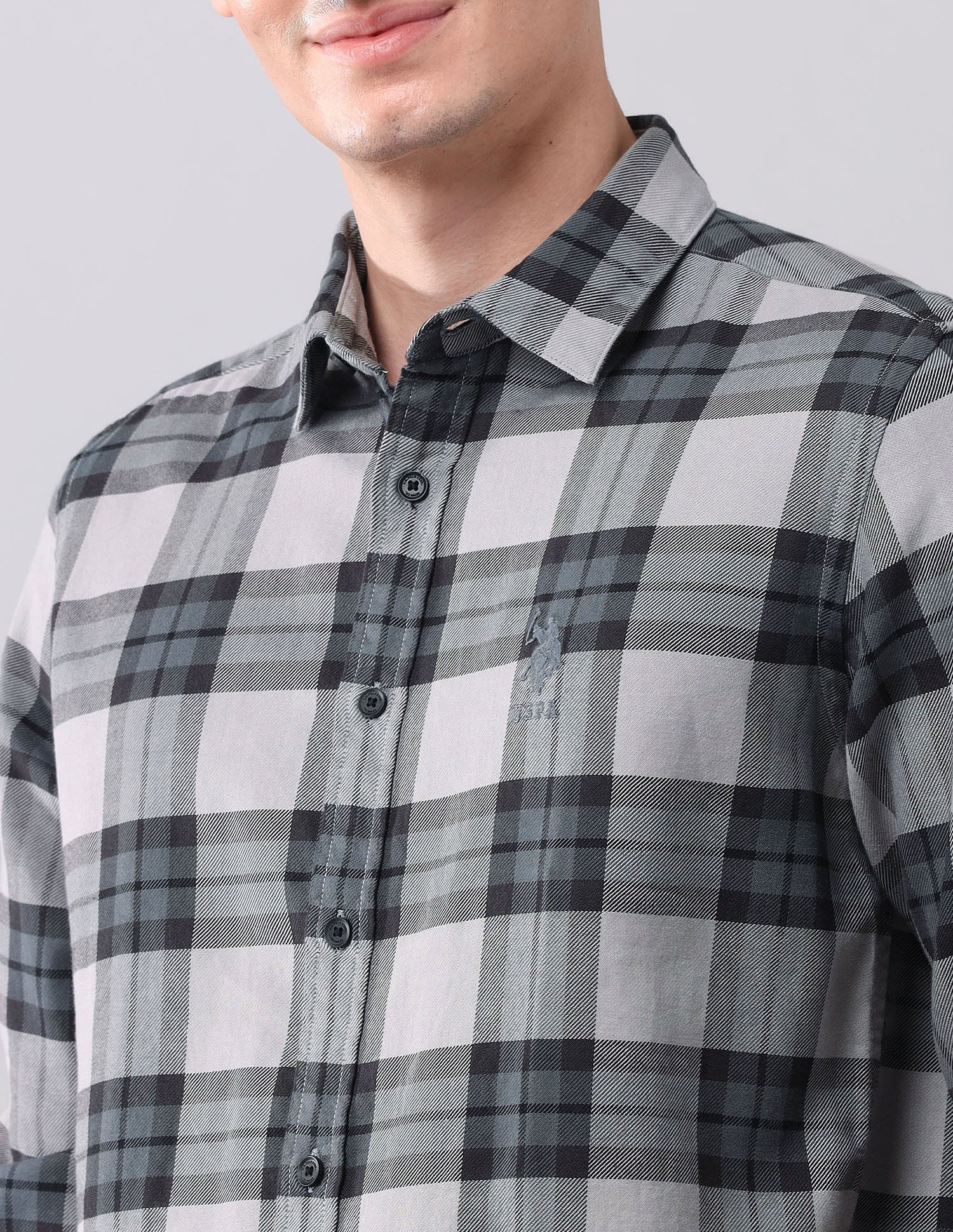 Regular Fit Checked Shirt - Image 7