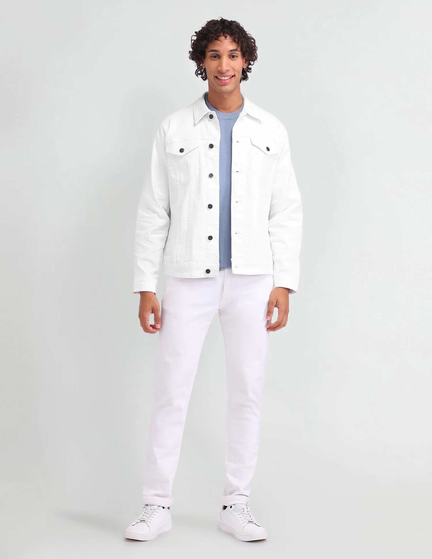 Regular Fit Denim Jacket - Image 3