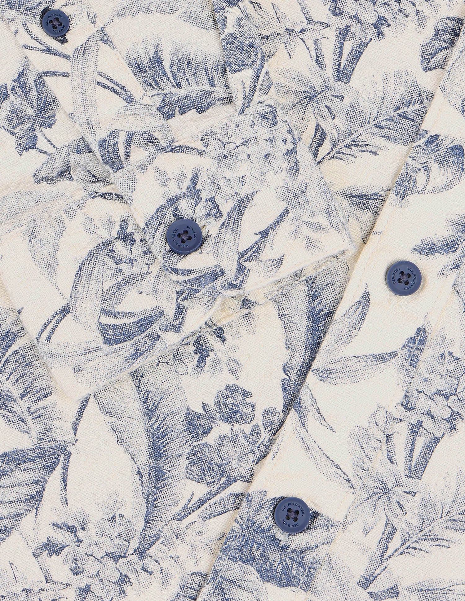 Regular Fit Dobby Printed Shirt - Image 7