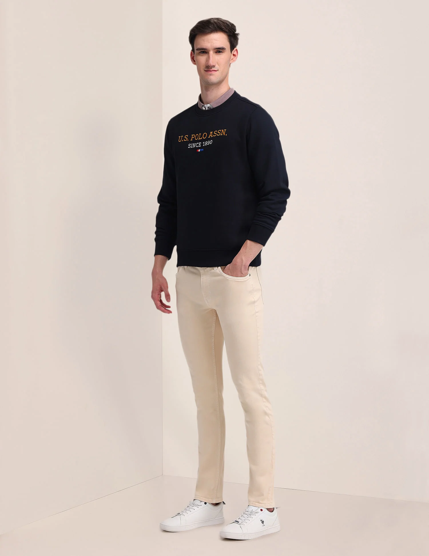 Regular Fit Embroidered Sweatshirt - Image 3