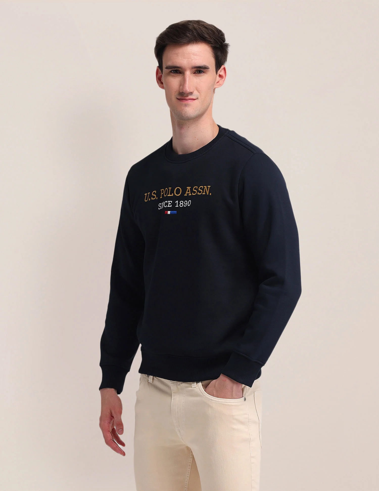 Regular Fit Embroidered Sweatshirt - Image 4