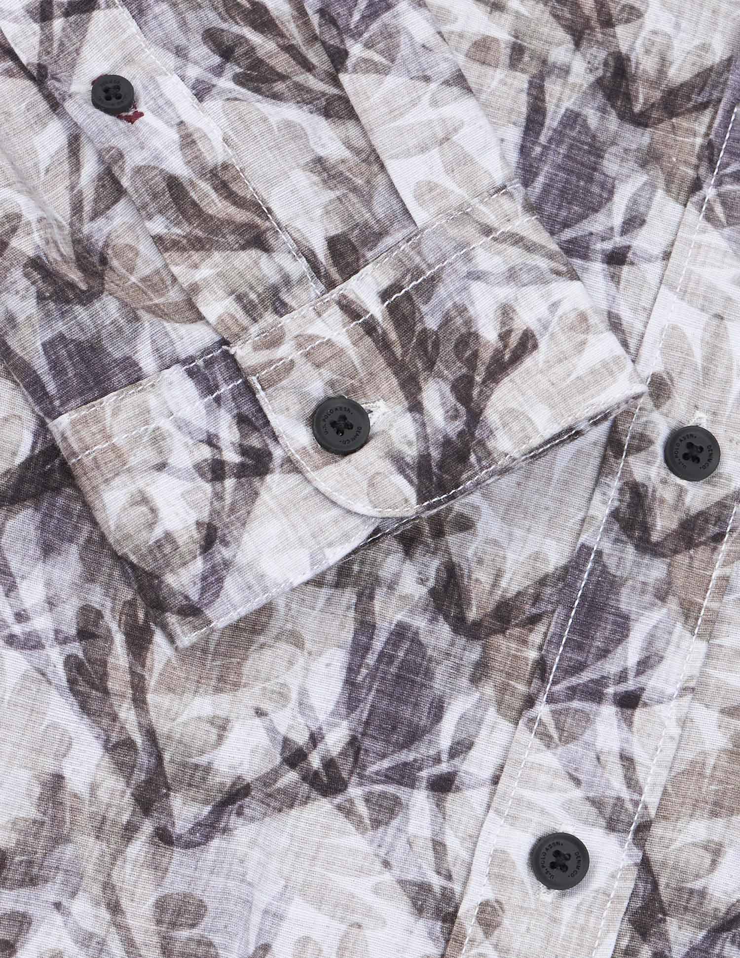 Regular Fit Floral Printed Shirt - Image 8