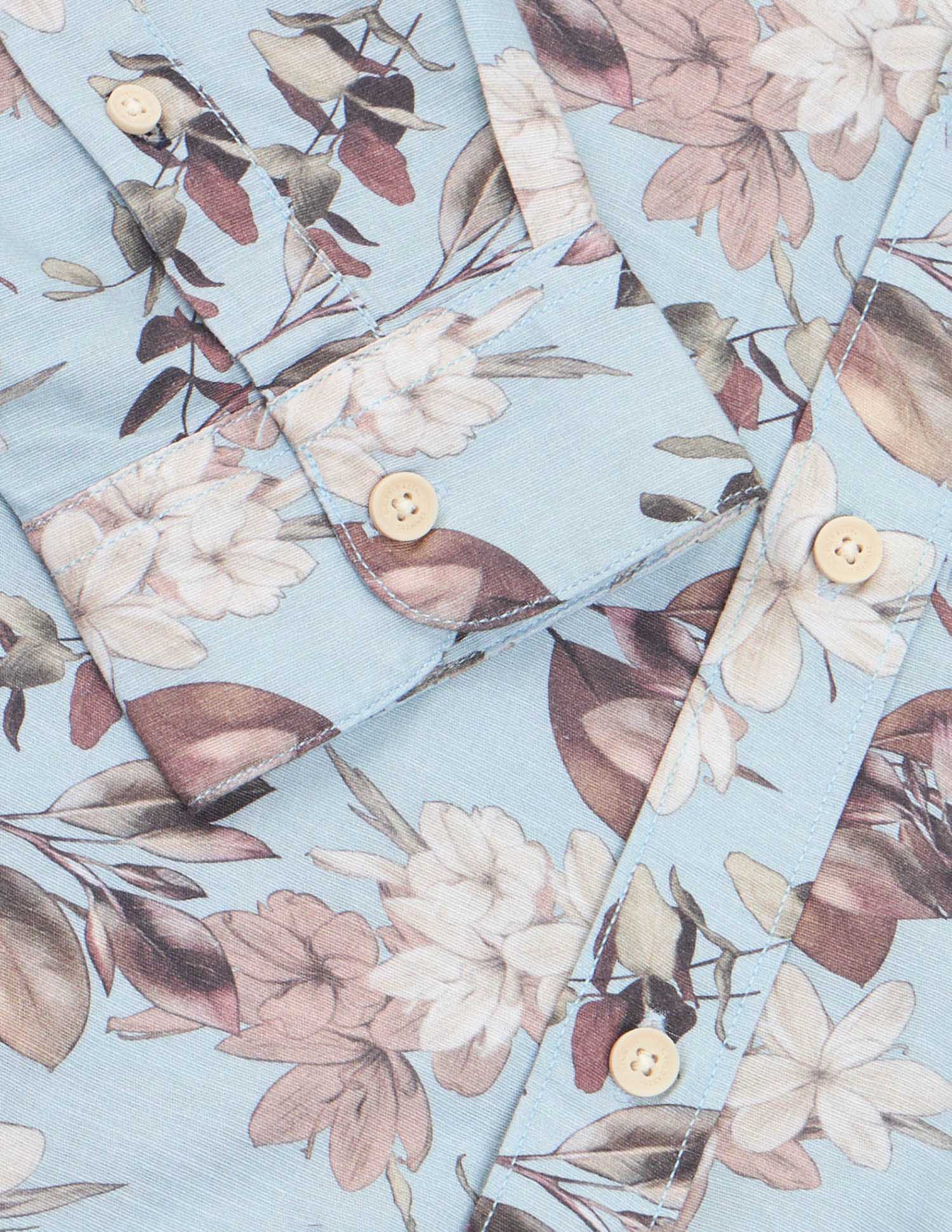 Regular Fit Floral Printed Shirt - Image 8