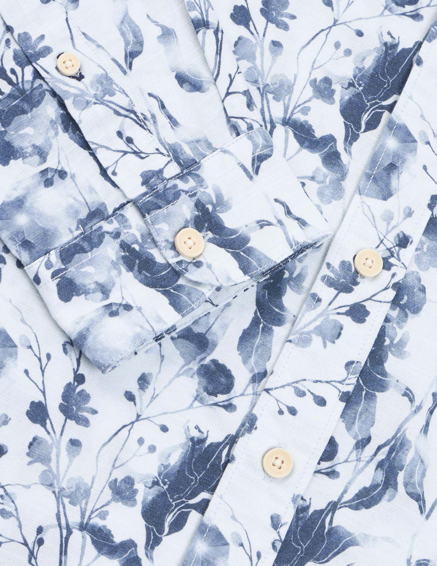 Regular Fit Floral Printed Shirt - Image 8