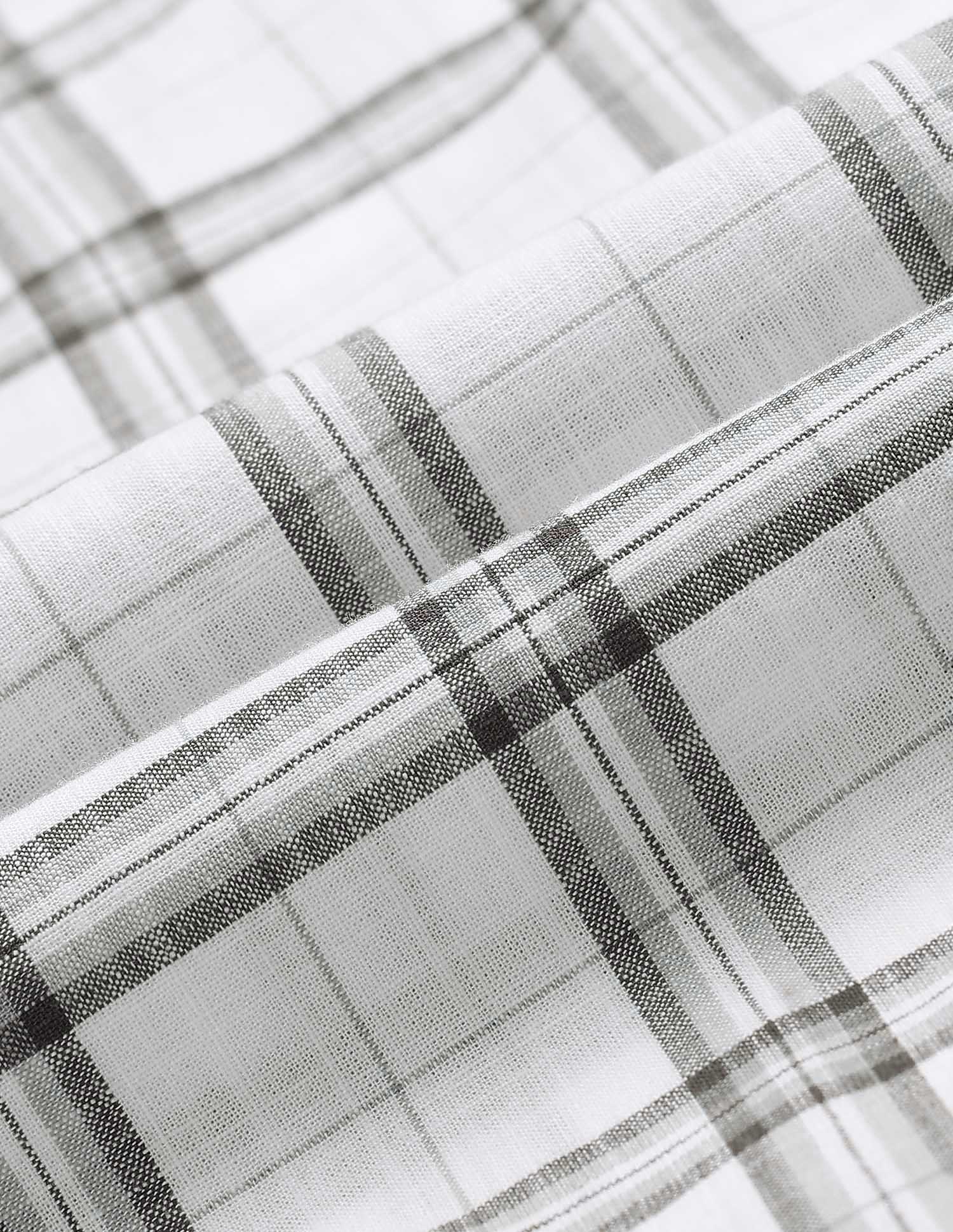 Regular Fit Grid Tattersall Checked Shirt - Image 2