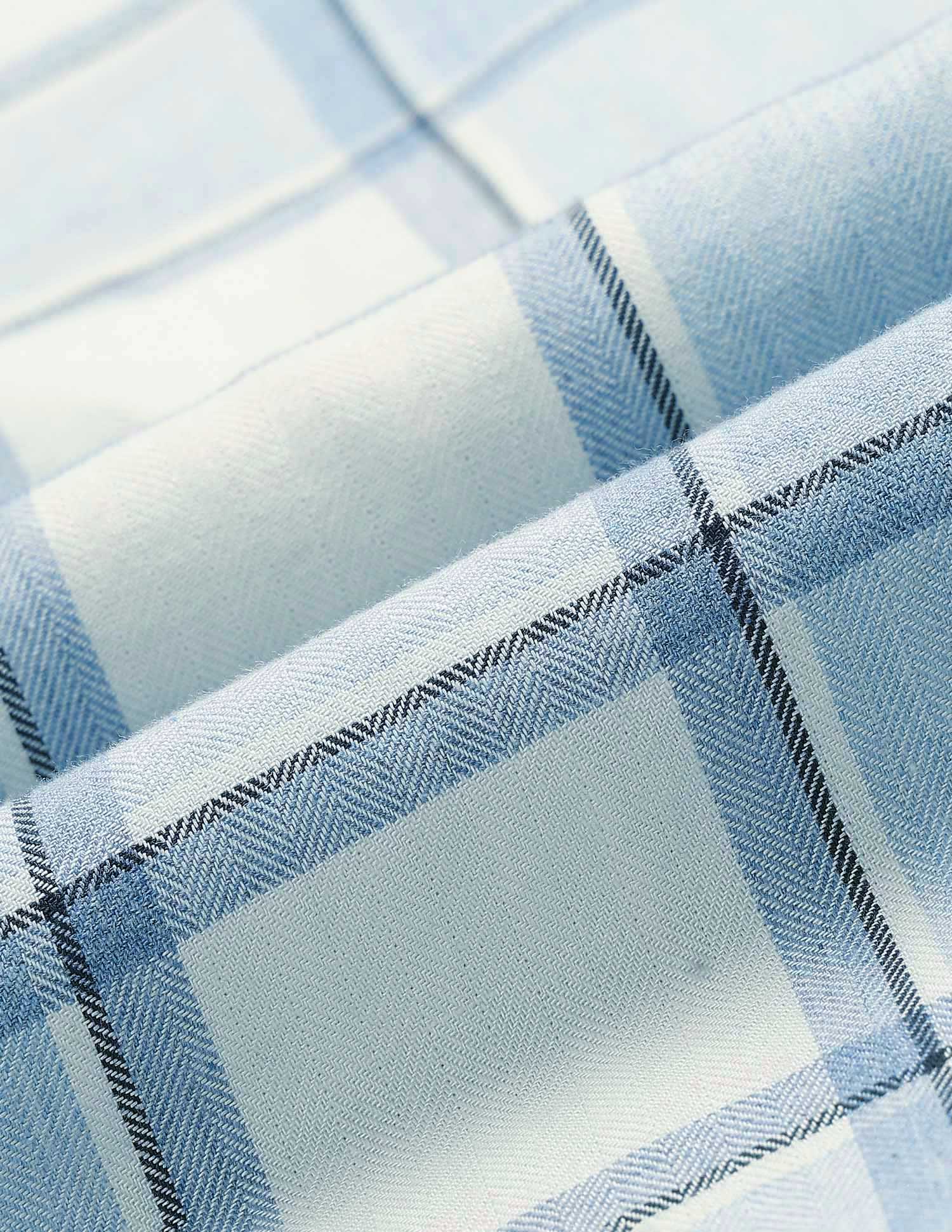Regular Fit Grid Tattersall Checked Shirt - Image 2