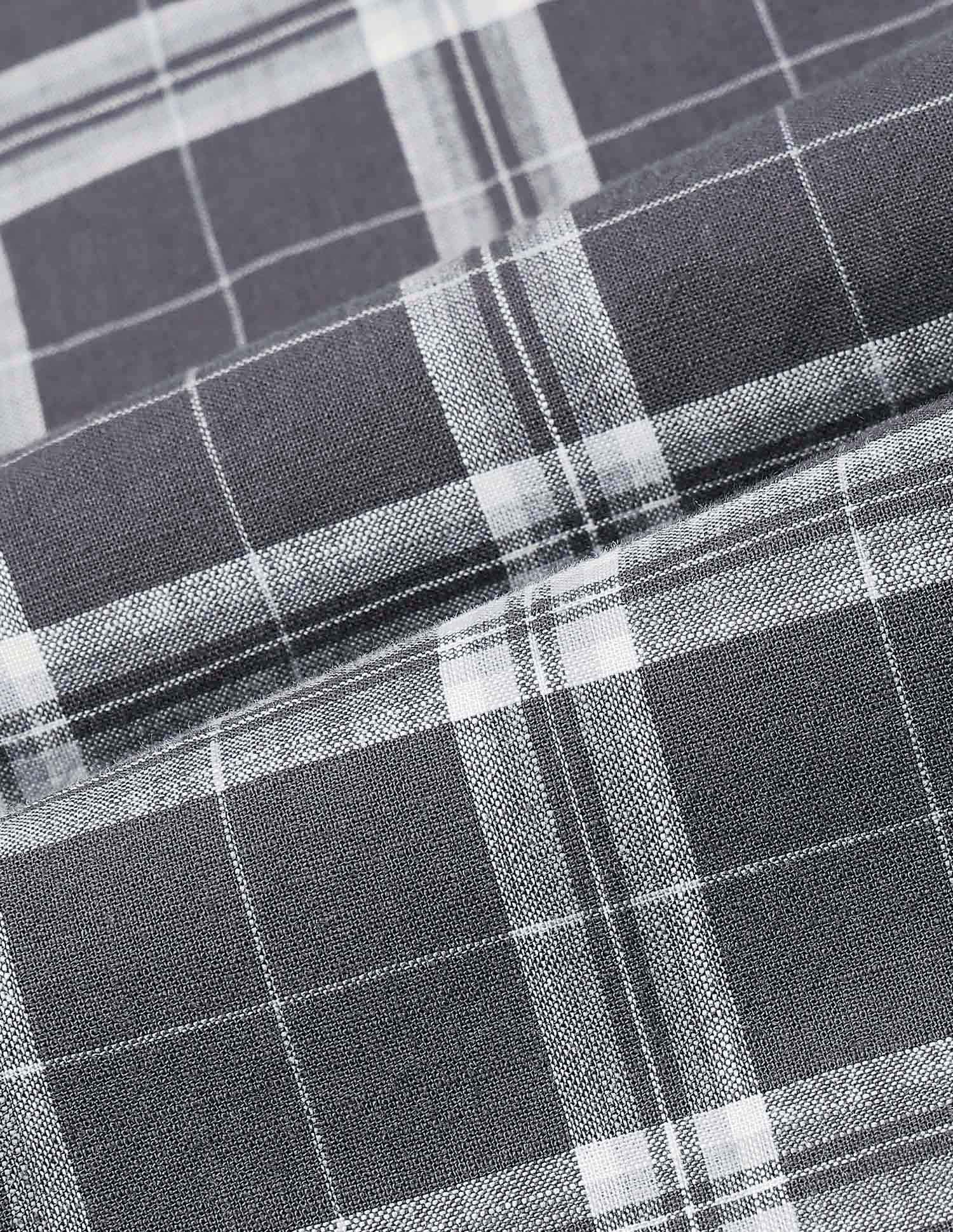 Regular Fit Grid Tattersall Checked Shirt - Image 2