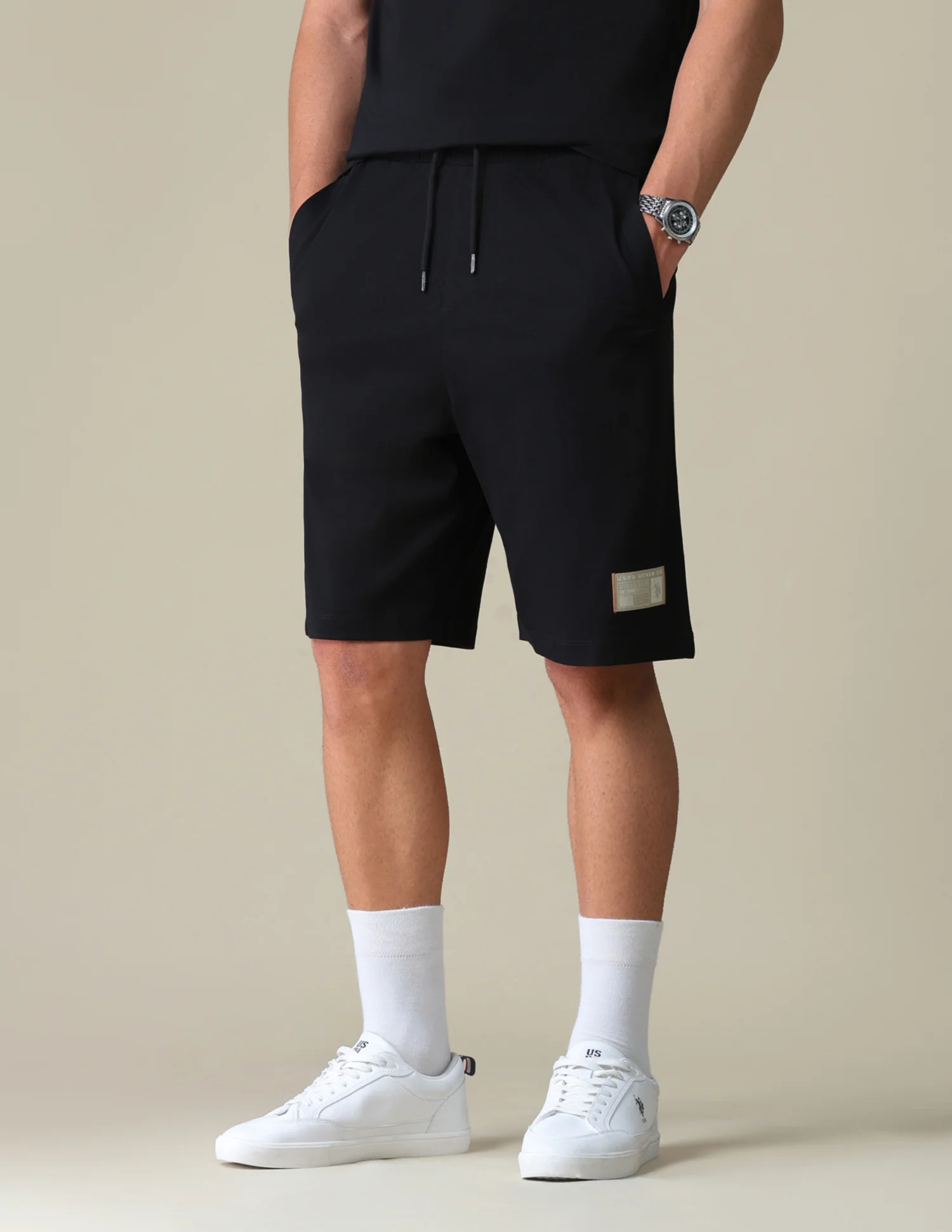 Regular Fit Knitted Shorts