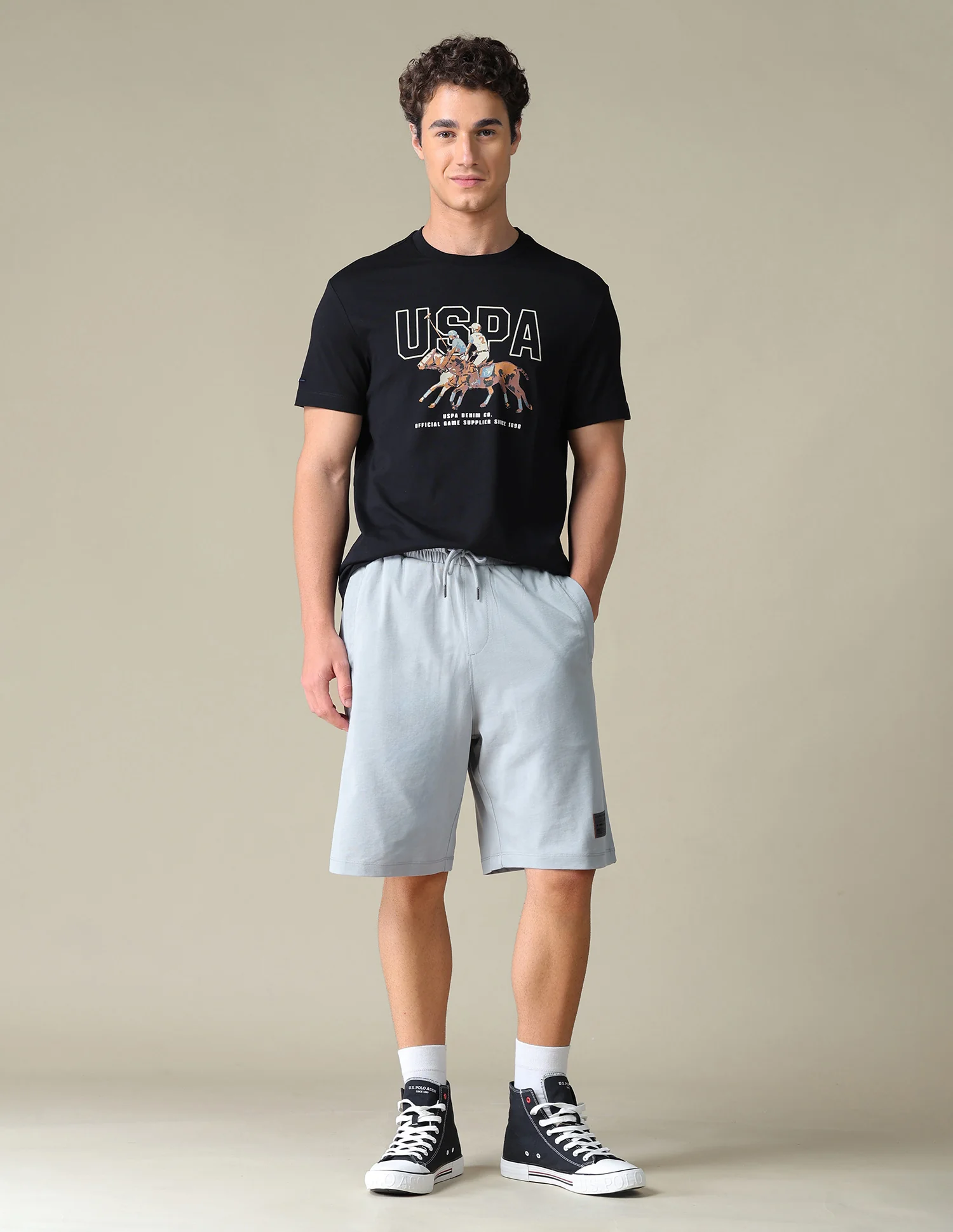 Regular Fit Knitted Shorts - Image 3
