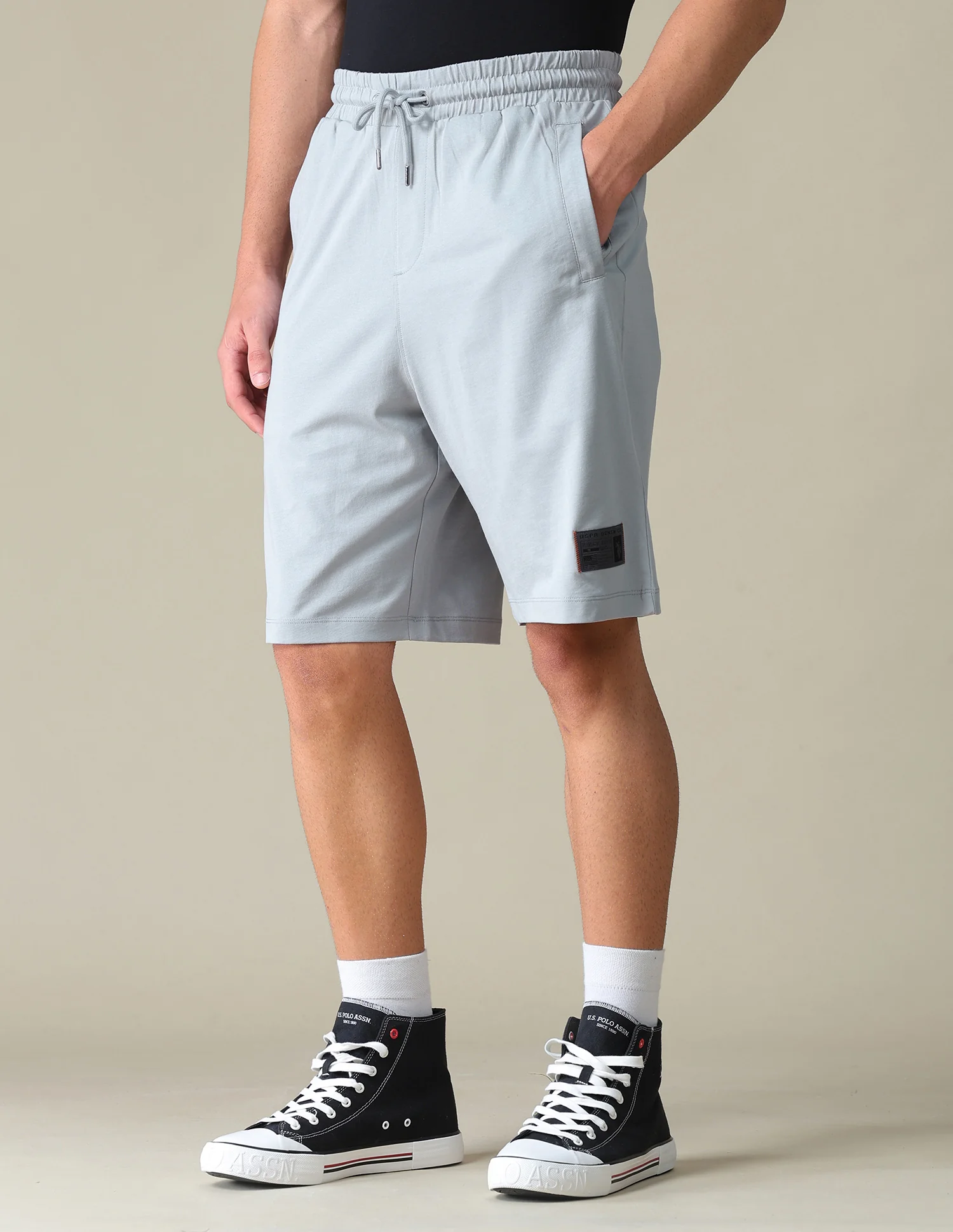 Regular Fit Knitted Shorts - Image 4