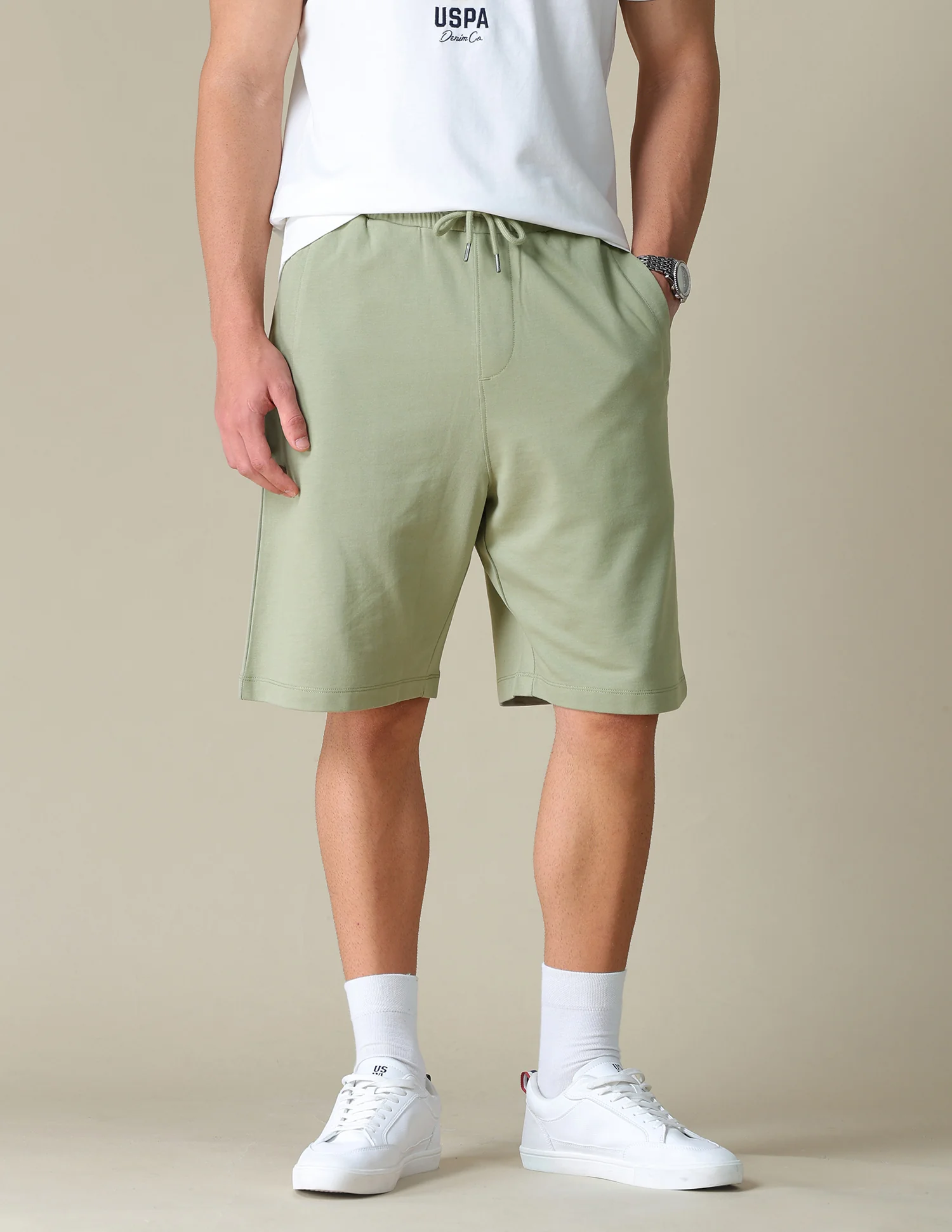 Regular Fit Knitted Shorts