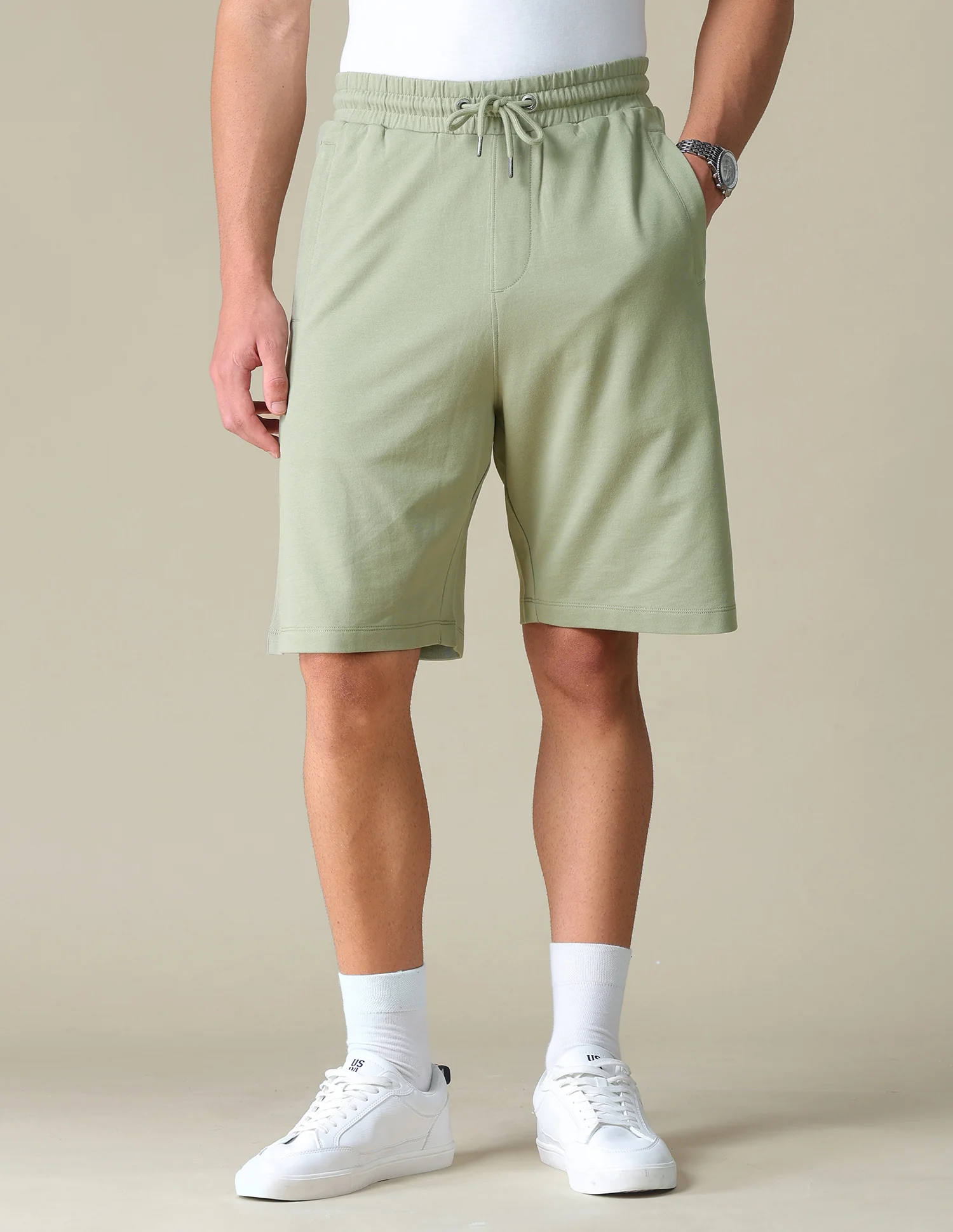 Regular Fit Knitted Shorts - Image 6