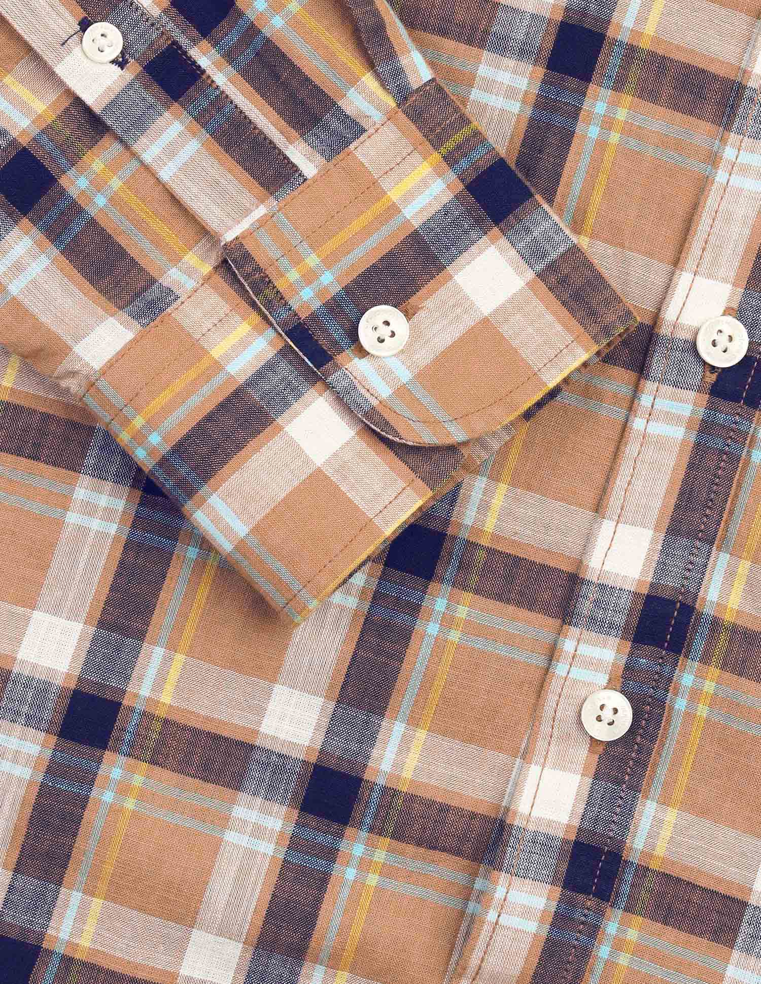 Regular Fit Plaid Checked Shirt - Image 8