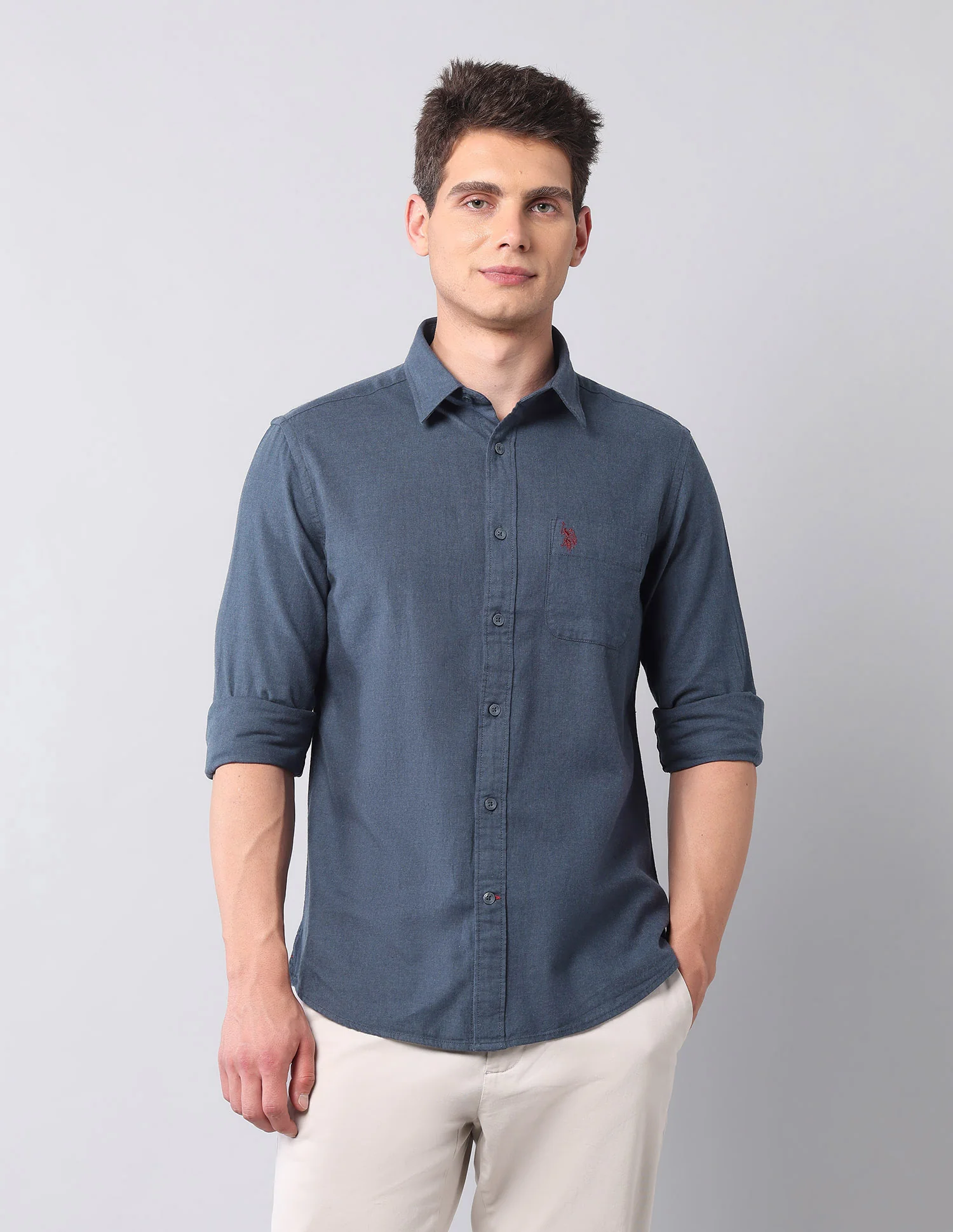 Regular Fit Pure Cotton Shirt - Image 6