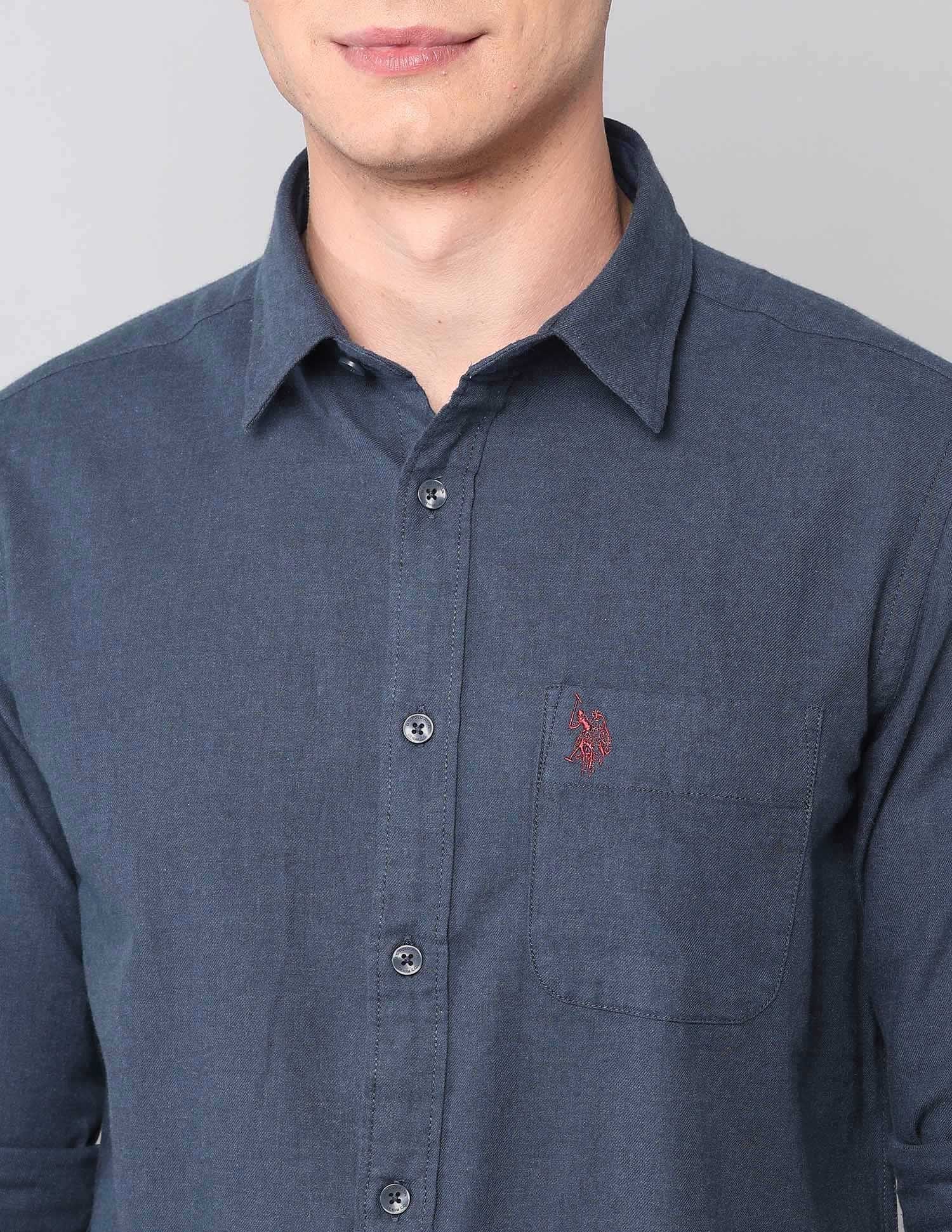 Regular Fit Pure Cotton Shirt - Image 7