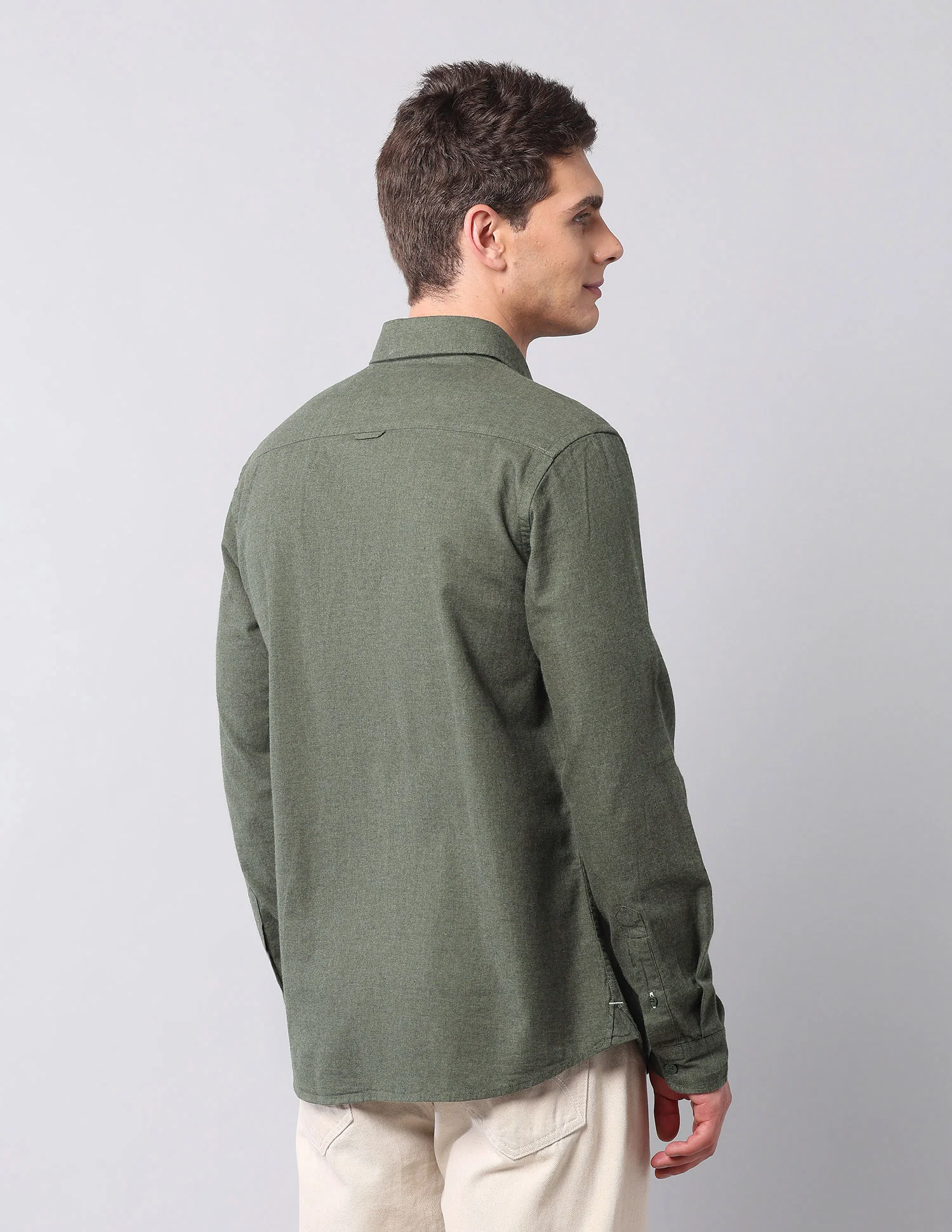 Regular Fit Pure Cotton Shirt - Image 5