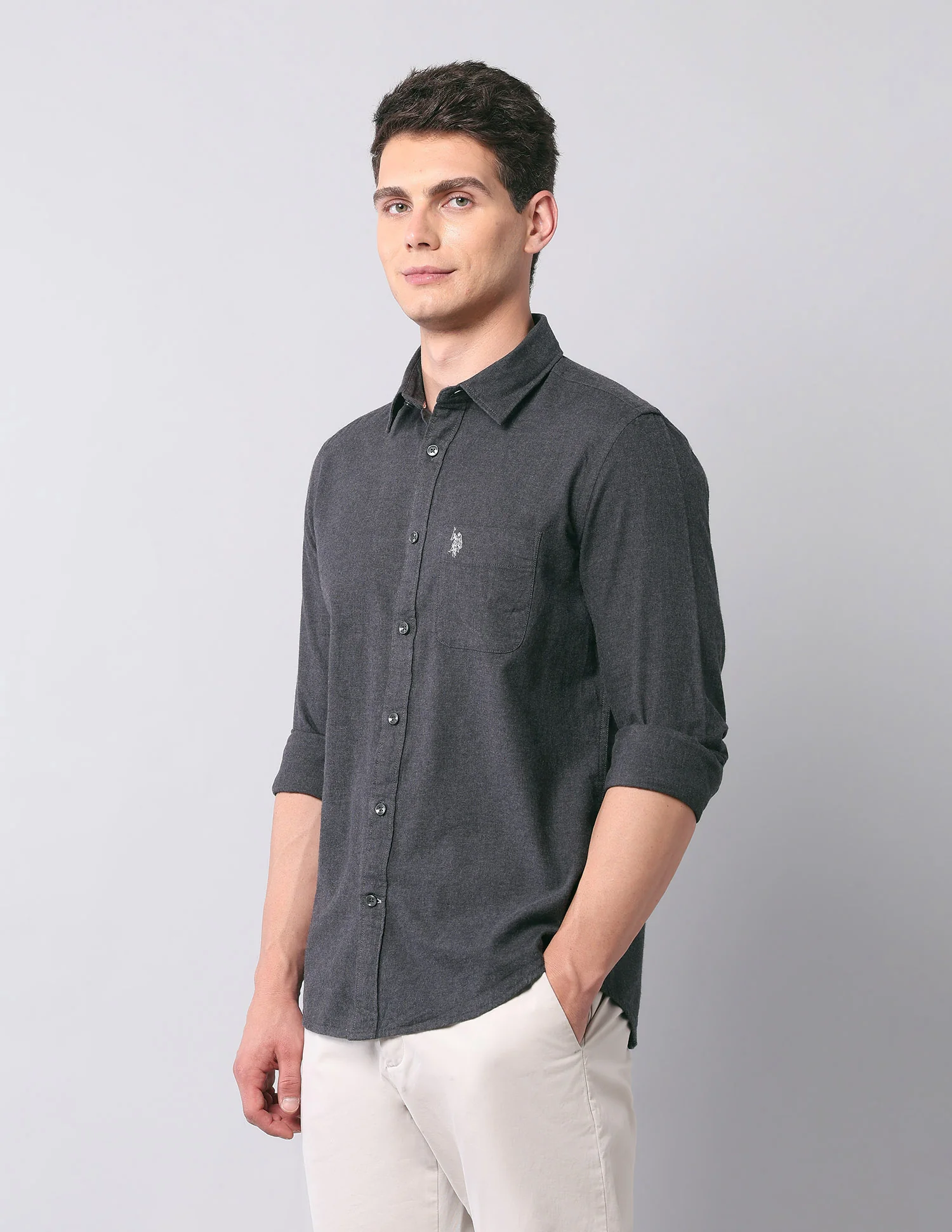 Regular Fit Pure Cotton Shirt - Image 4