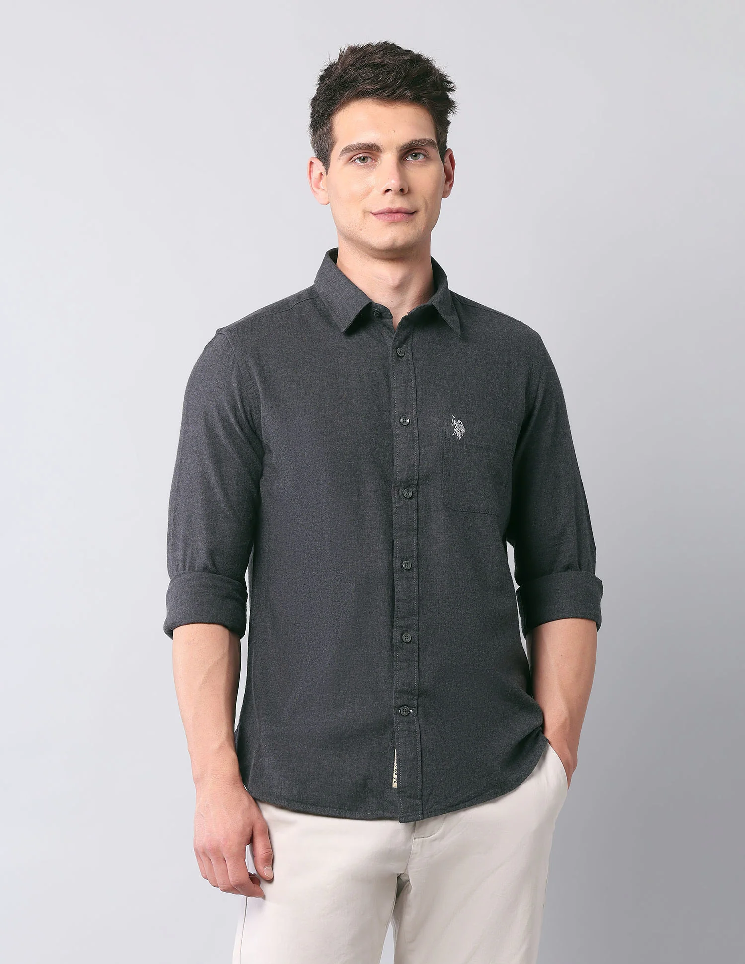 Regular Fit Pure Cotton Shirt - Image 6