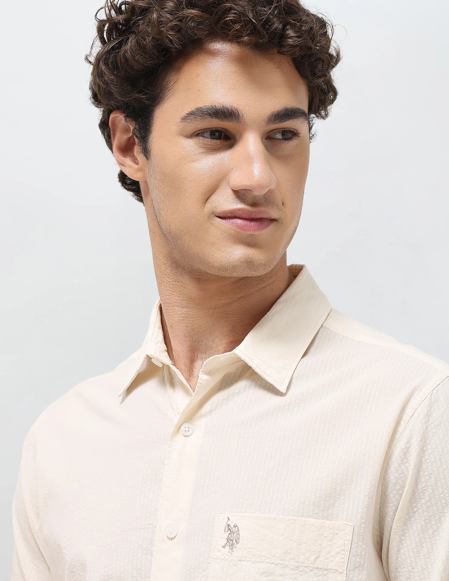 Regular Fit Seersucker Shirt - Image 7