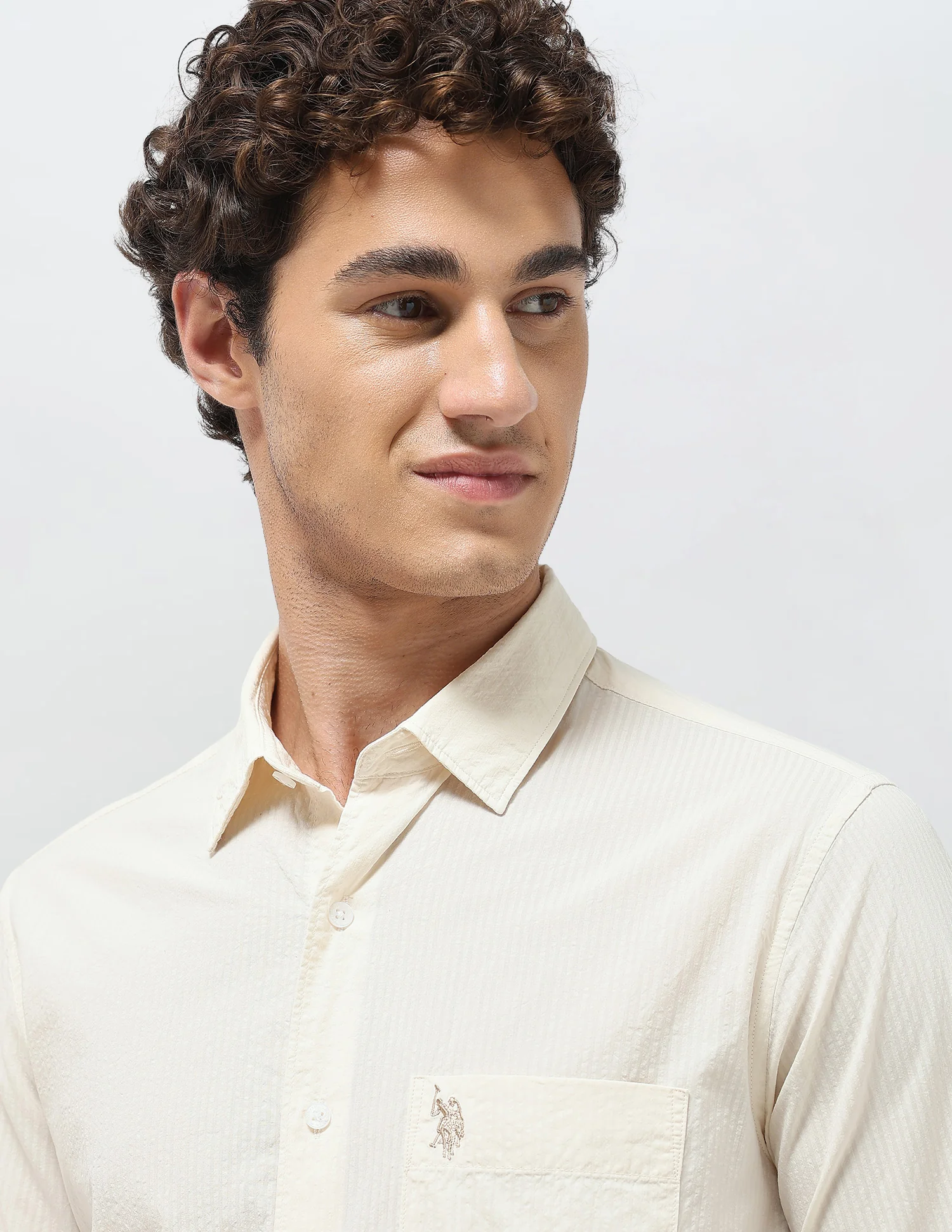 Regular Fit Seersucker Shirt - Image 7