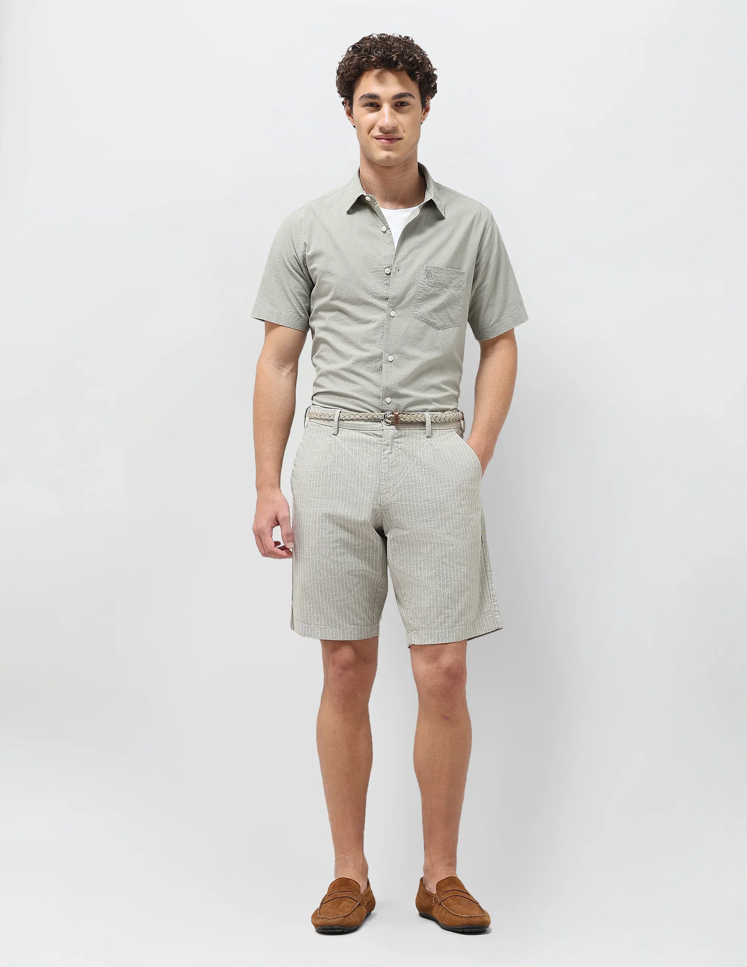 Regular Fit Seersucker Shirt - Image 3
