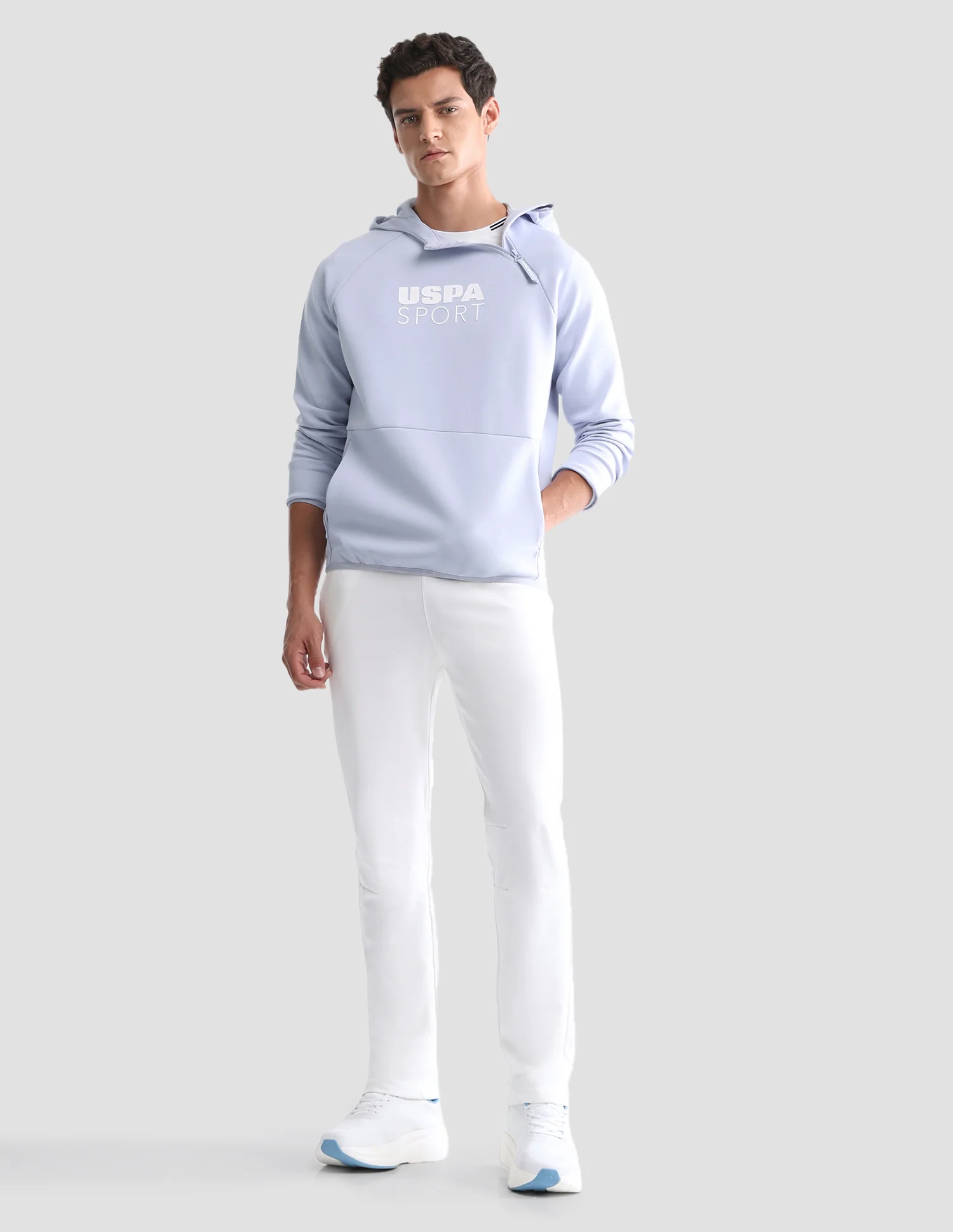 Regular Fit Solid Active Sweatshirt - Image 3