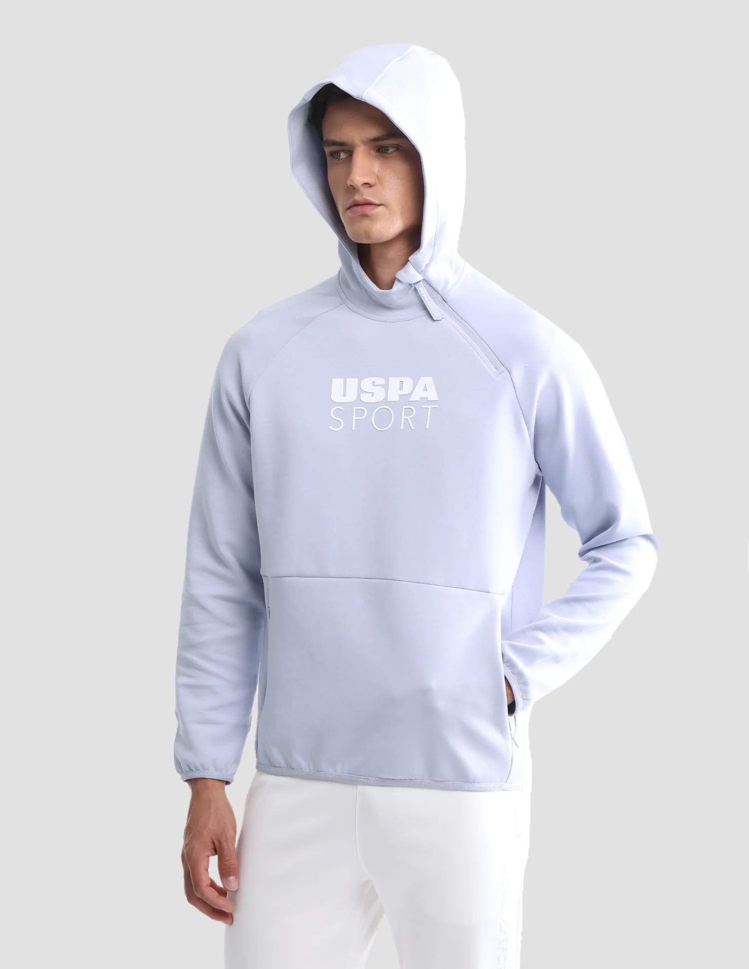 Regular Fit Solid Active Sweatshirt - Image 4
