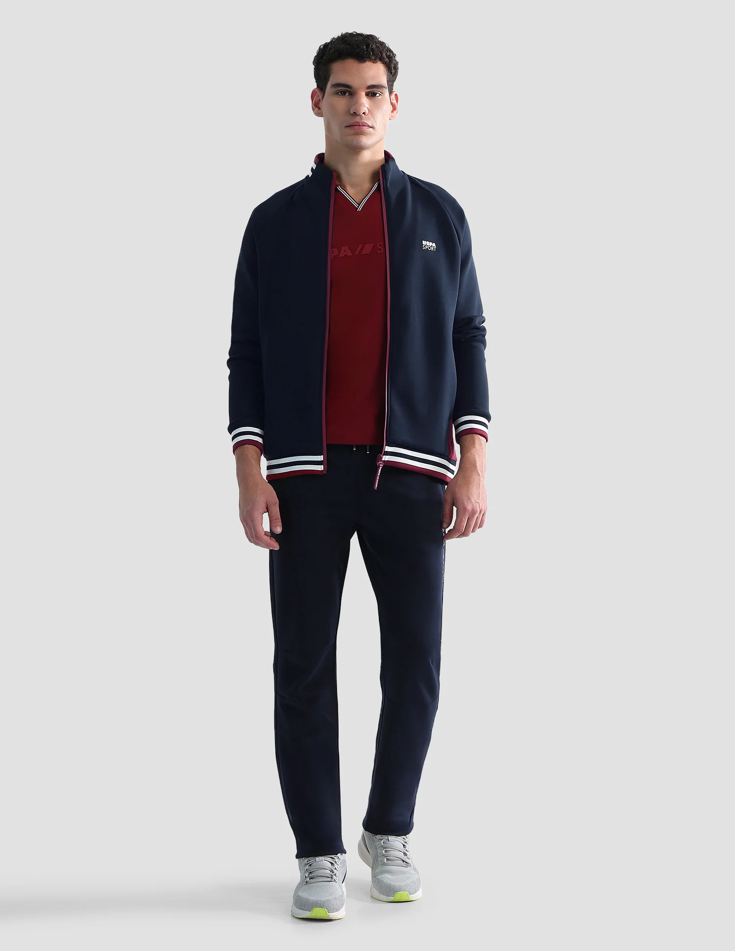 Regular Fit Solid Active Sweatshirt - Image 3