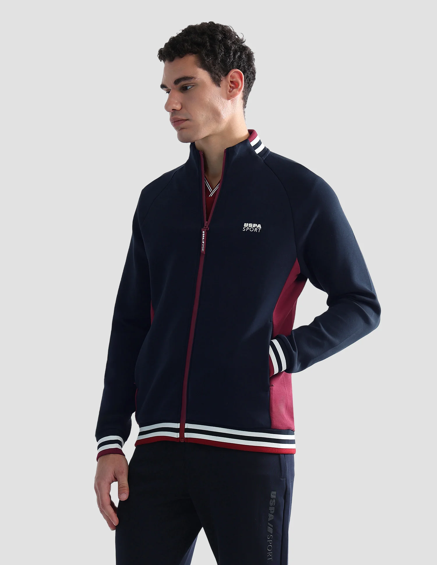 Regular Fit Solid Active Sweatshirt - Image 4