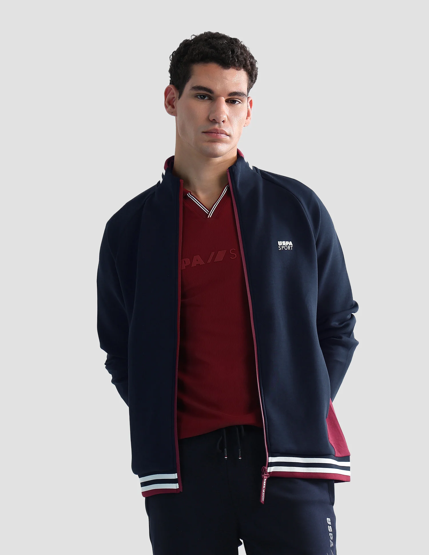Regular Fit Solid Active Sweatshirt - Image 9