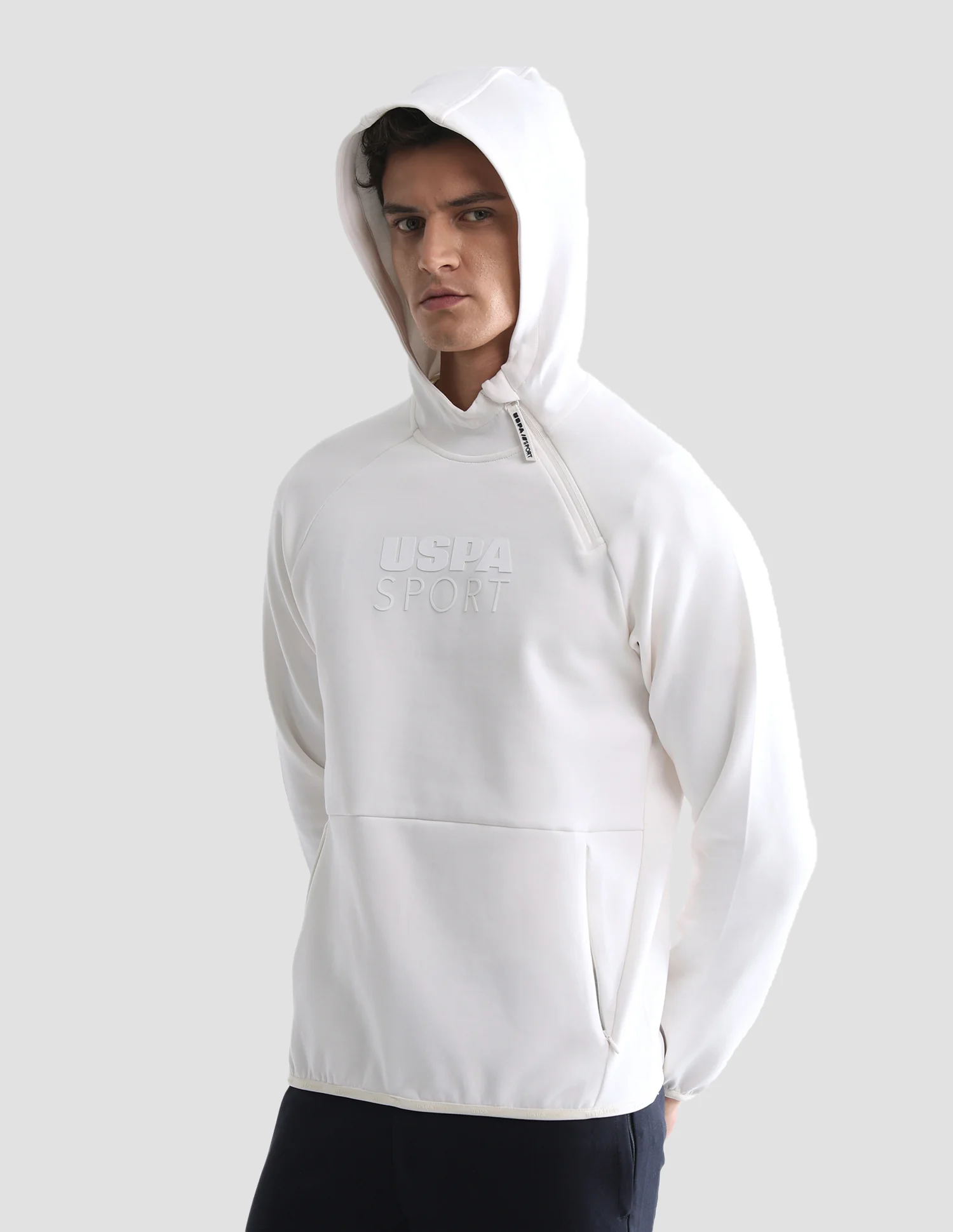 Regular Fit Solid Active Sweatshirt - Image 4