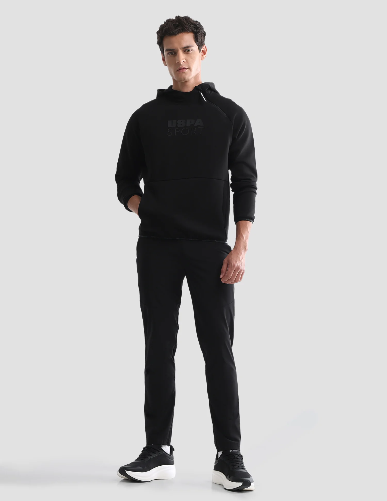 Regular Fit Solid Active Sweatshirt - Image 3