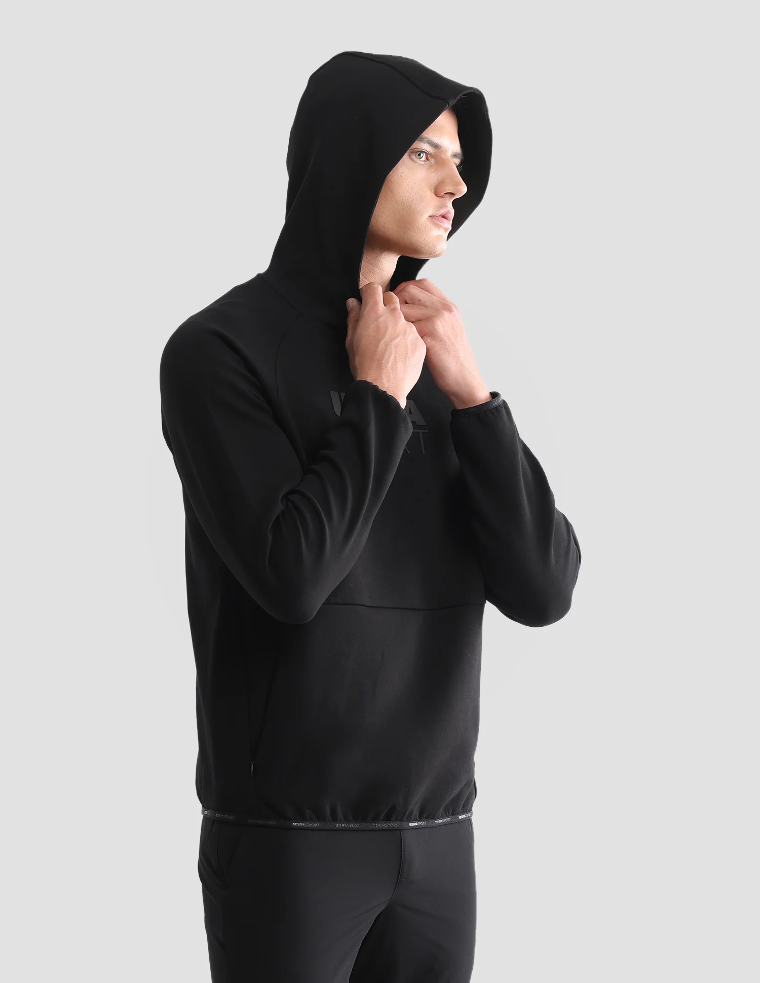 Regular Fit Solid Active Sweatshirt - Image 4