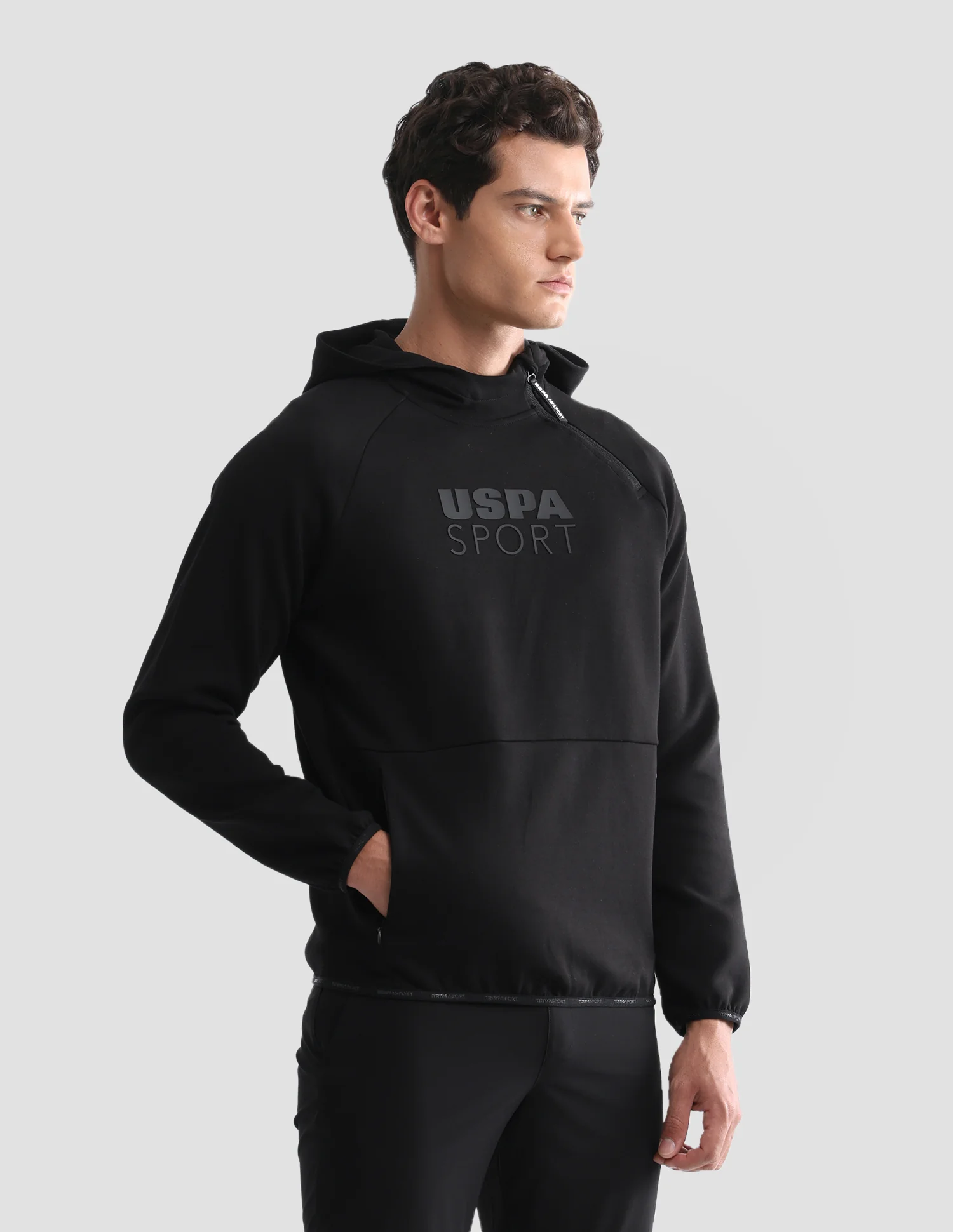Regular Fit Solid Active Sweatshirt - Image 8