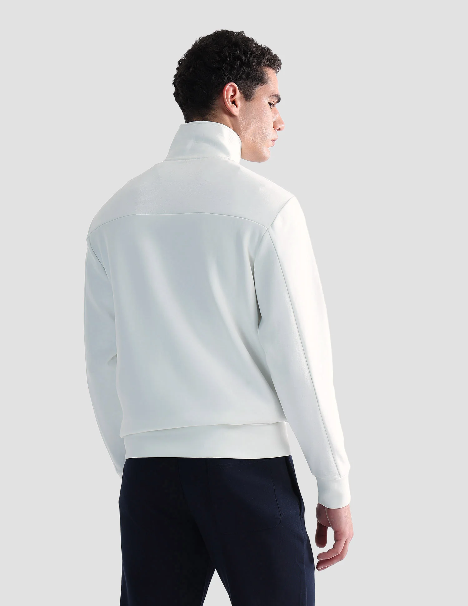 Regular Fit Solid Active Sweatshirt - Image 5