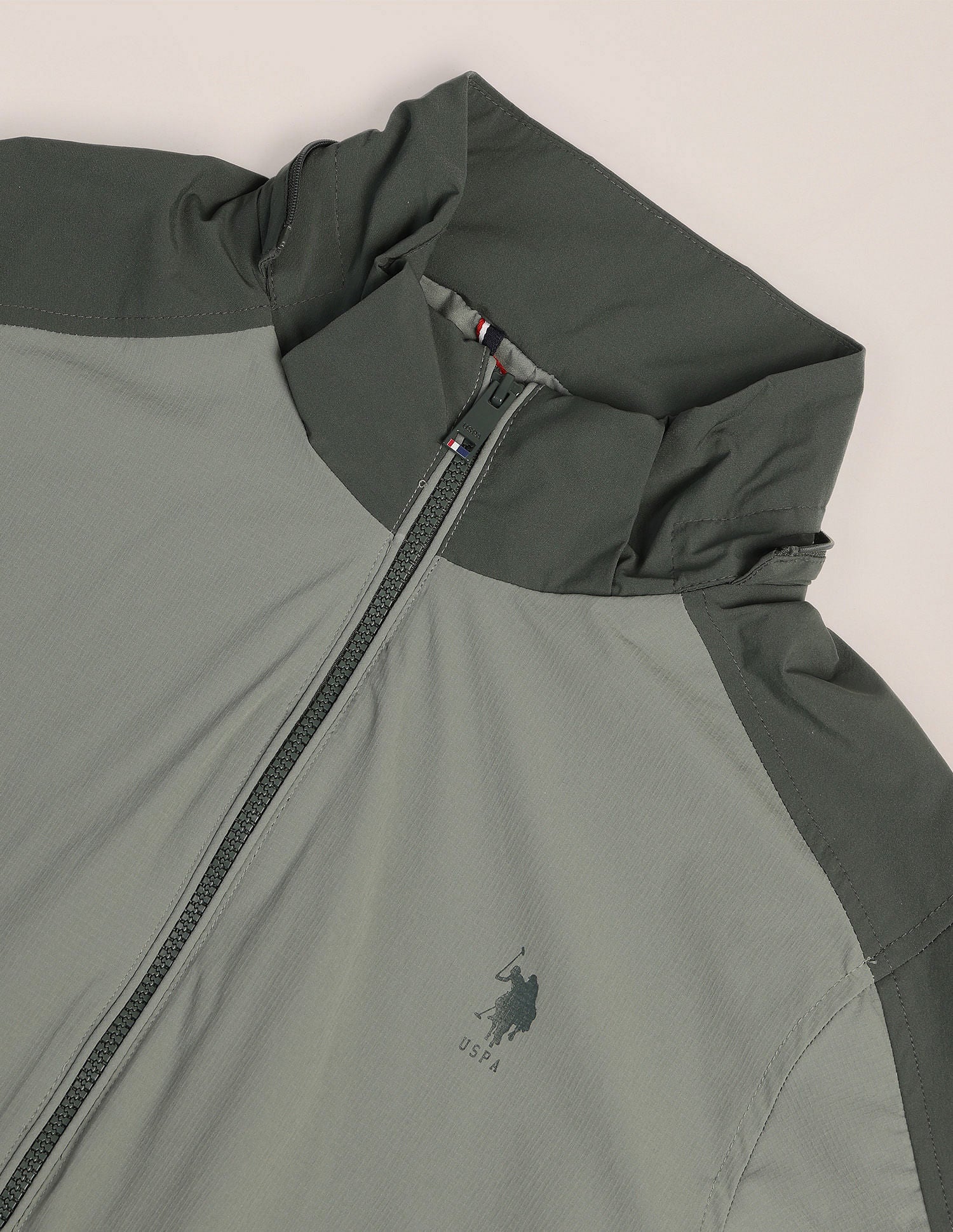 Regular Fit Solid Bomber Jacket - Image 2
